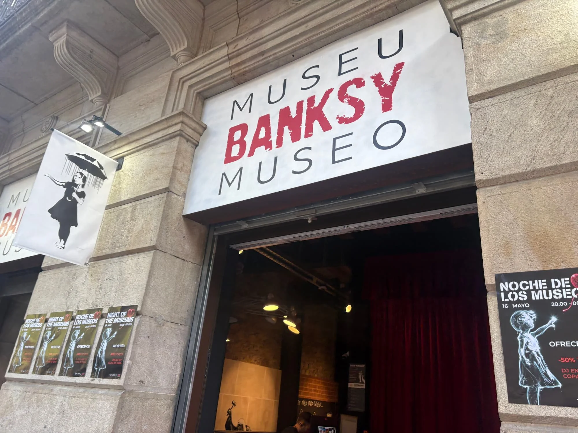 The Banksy Museum in Barcelona offers a fascinating contrast to the city's famous Gaudí landmarks, showcasing thought-provoking street art and immersive exhibitions.