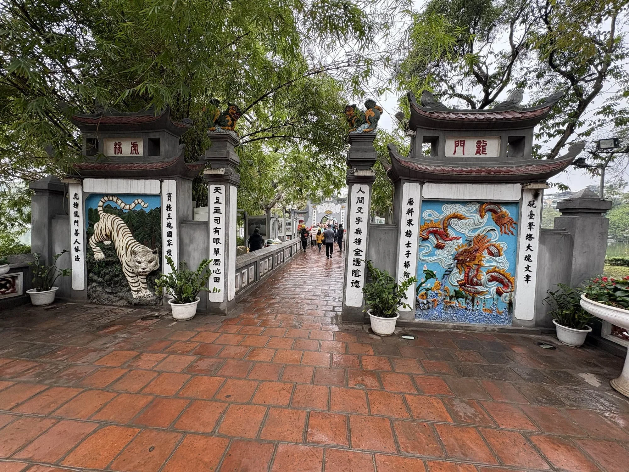 Ngoc Son Temple in Hanoi in Vietnam