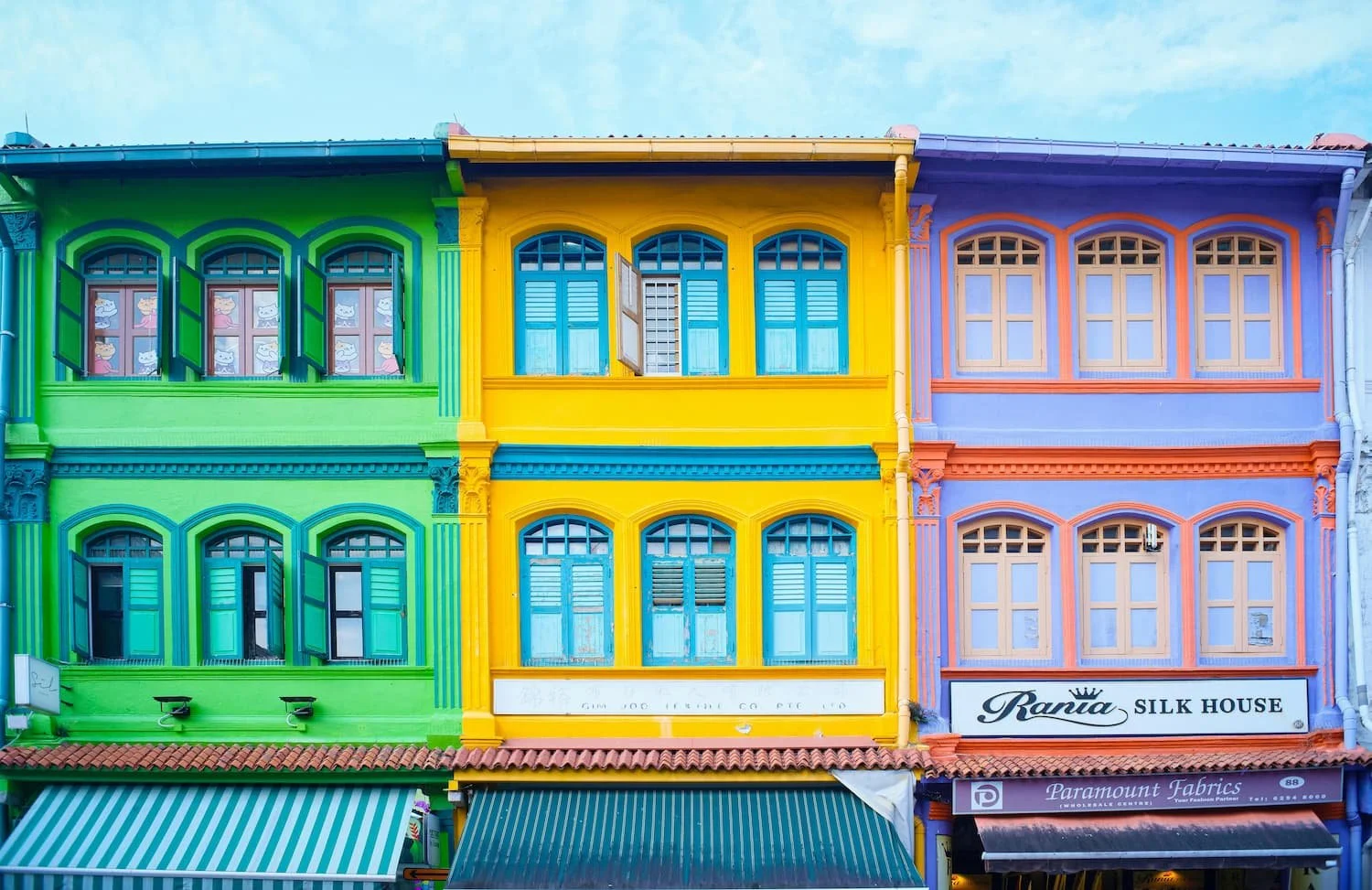 Tan Teng Niah House colourful historic shophouse in Little India Singapore