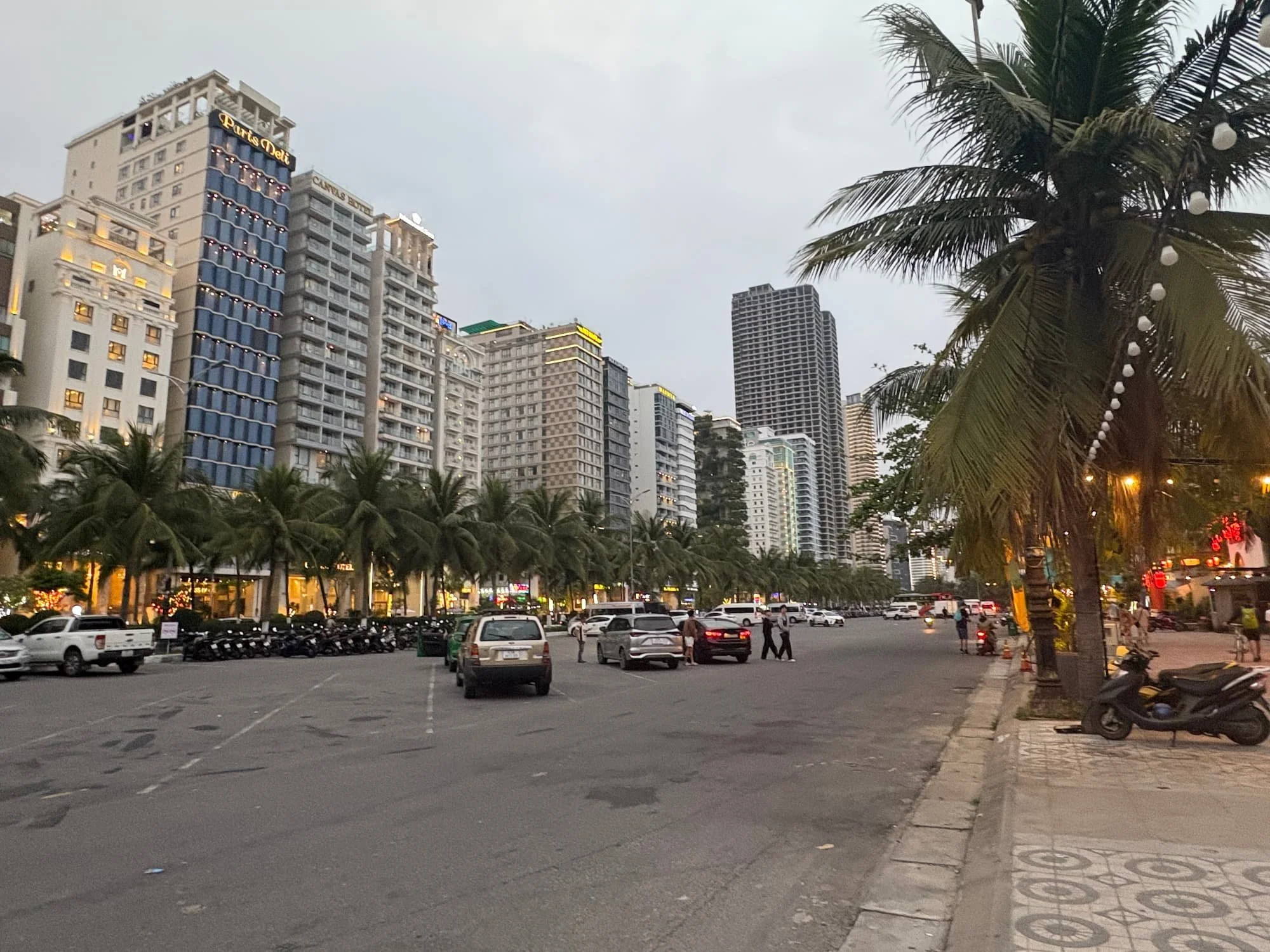 My Khe Beach Promenade in Da Nang in VIetnam