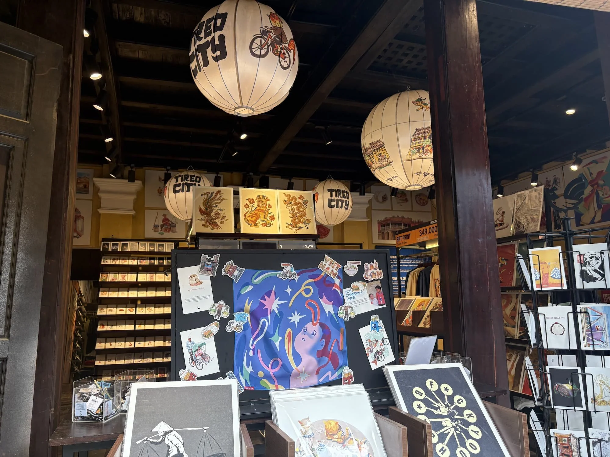 A Quirky Art Shop in Hoi An in Vietnam