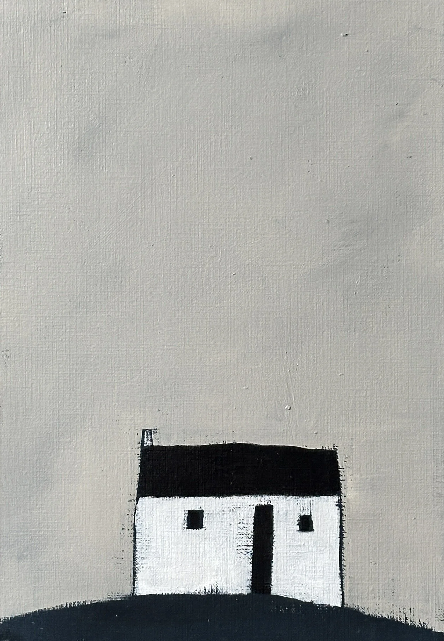 House 2 oil painting 38x29cm in bespoke frame