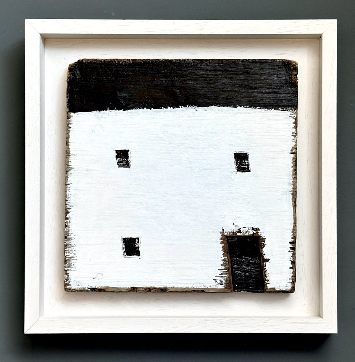 Creekside, oil painting on driftwood, 16.5 x 16.5 cm
Now at The White Gallery Cotswolds, Chipping Campden