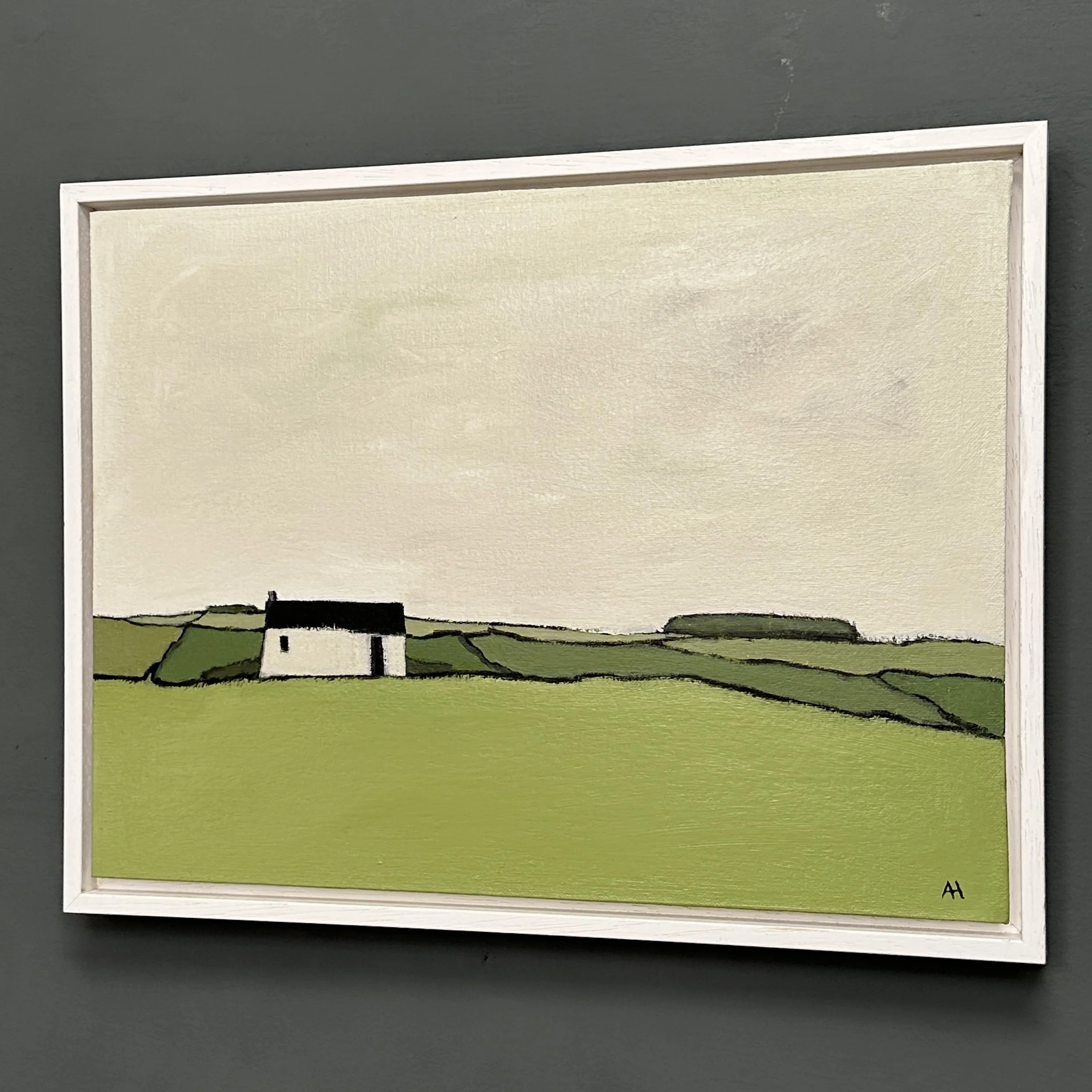 Croft, oil painting 32 x 42 cm framed 🔴