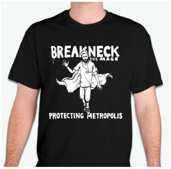 Protecting Metropolis T-Shirt (Black/White or Red/White)