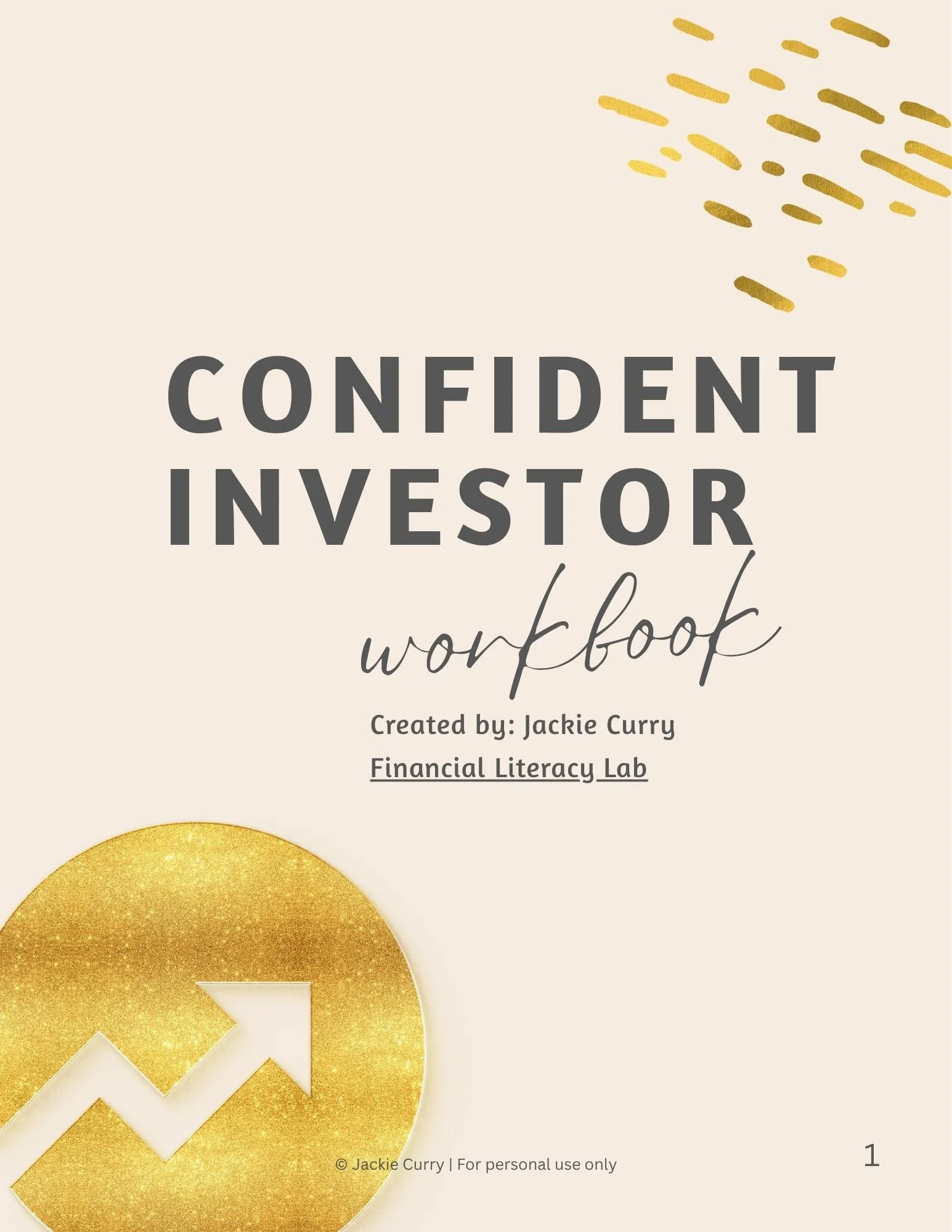 Confident Investor Workbook