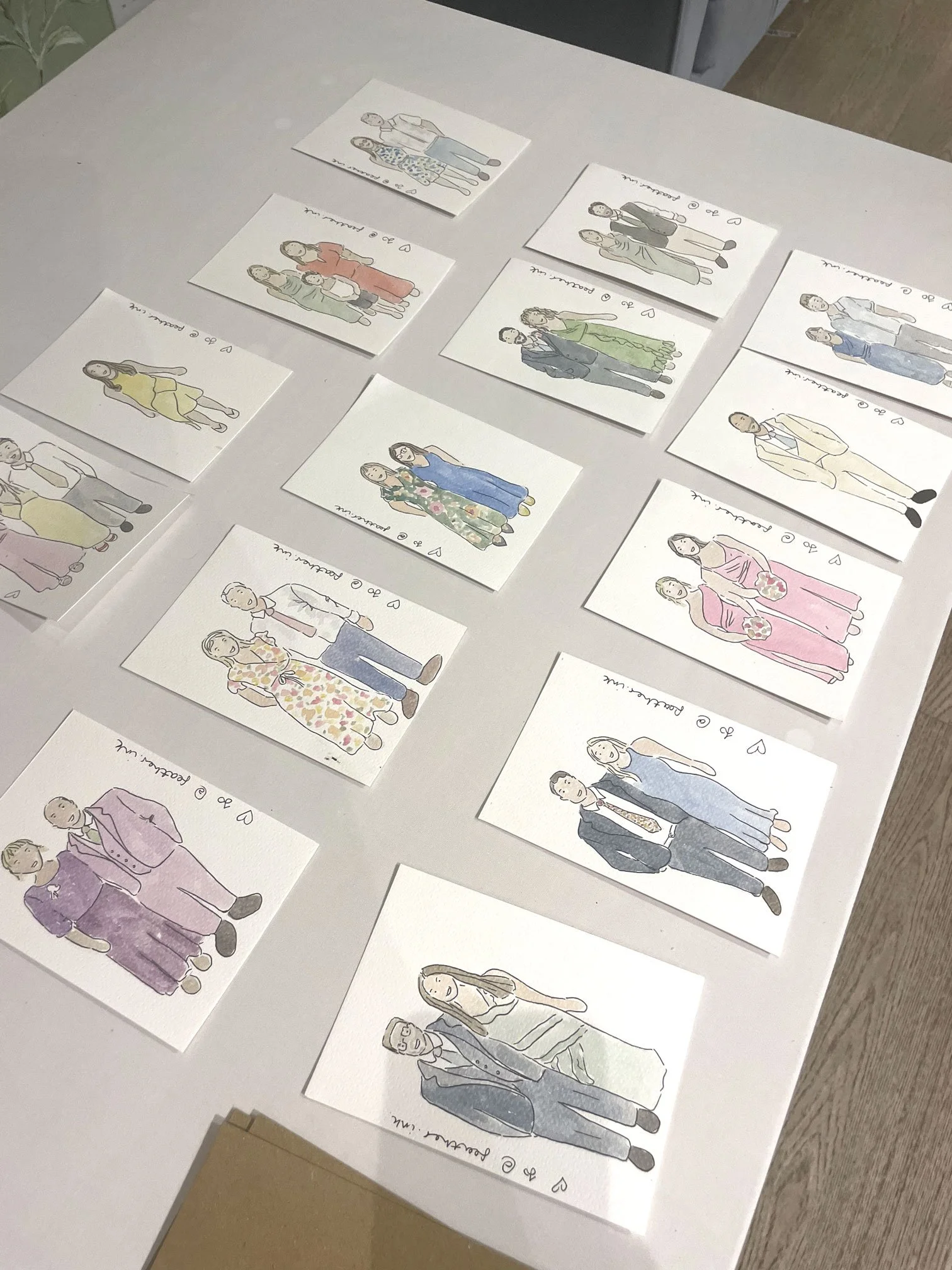 live illustrator at wedding south east