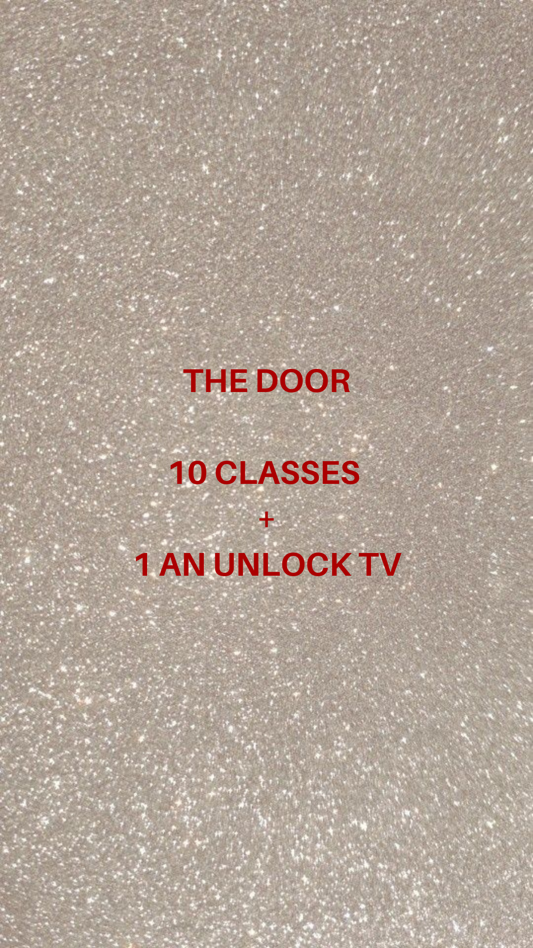 " The Door" Carte cadeau - valeur totale 440€