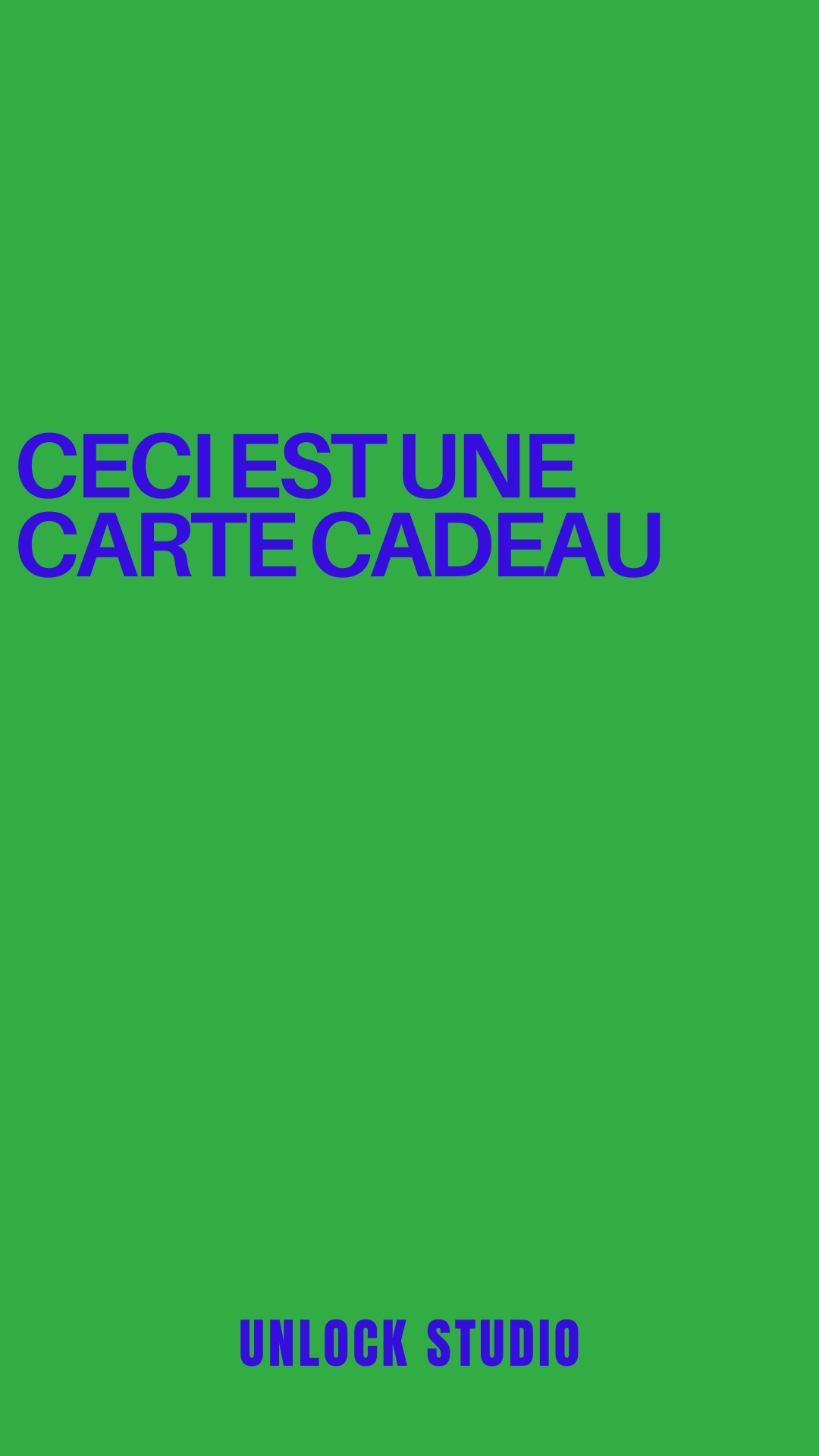 E-CARD MONTANT PERSONNALISABLE