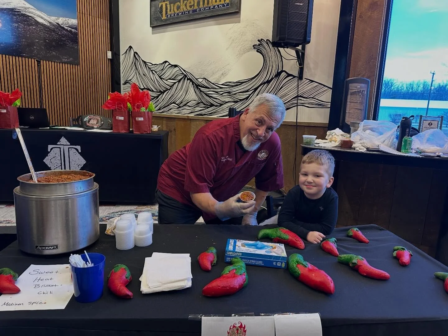 Our CEO Walter &amp; I would like to thank all who supported me yesterday at the Mount Washington Valley chili cookoff competition 🙏 Everyone that attends this event is a winner. I told folks yesterday that when we moved from New York to New Hampshi