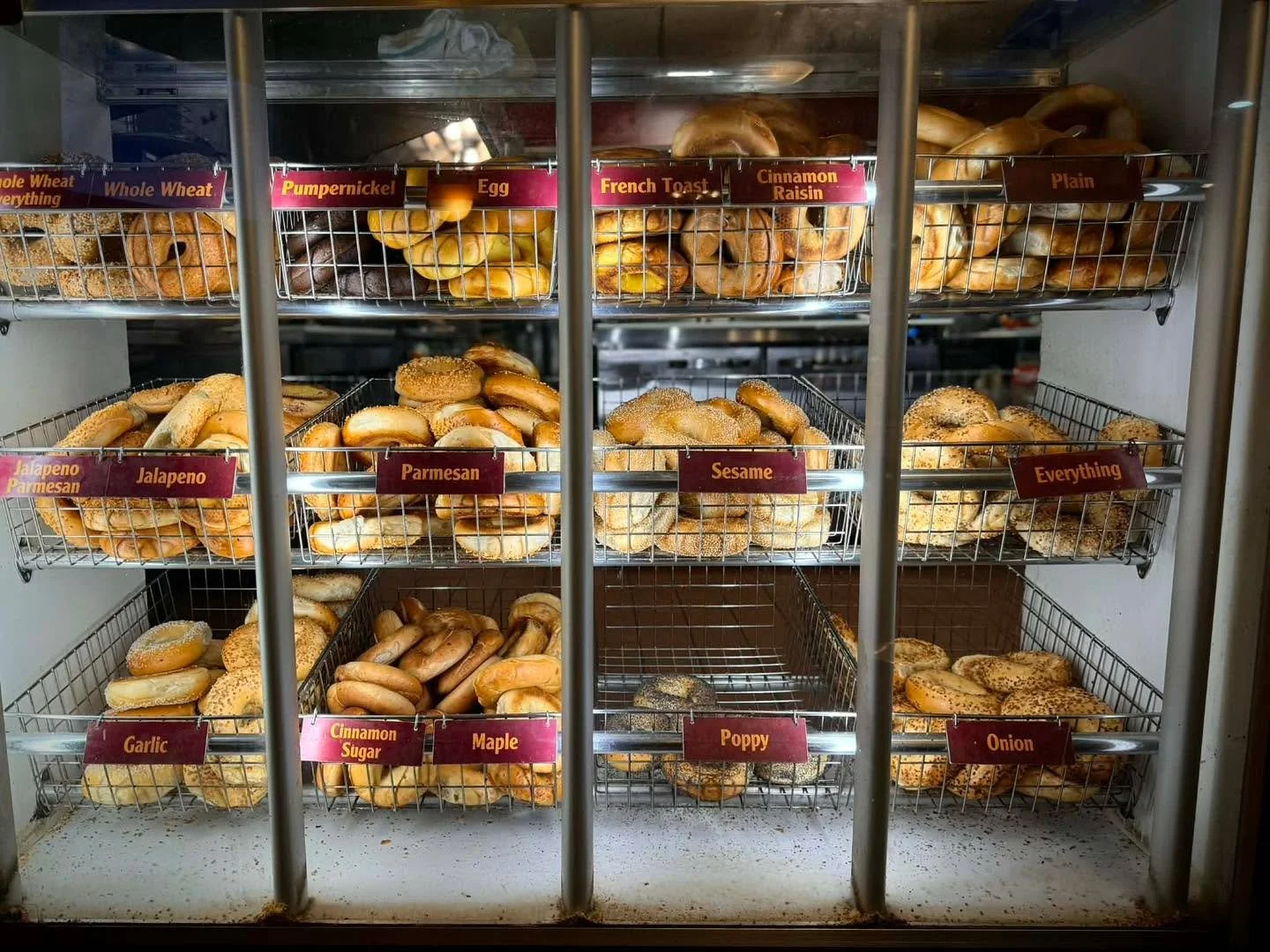 Open today until 2 and then closed tomorrow Easter Sunday. We have baked extra goodies today in anticipation of folks loading up for tomorrow morning&rsquo;s breakfast. Happy holidays to all of our customers.  #notyourtypicalbagelshop #earlymorningfl
