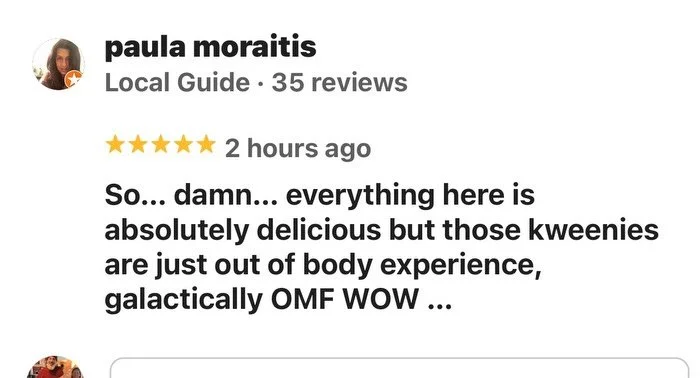 Great review ! Thanks for your Kweenie Kindness 🙏
Did you know that when you sign up for our online loyalty program and visit our shop on your birthday you get a Free Birthday Kweenie ? Just one more reason to visit your Early Morning Flavortown Des