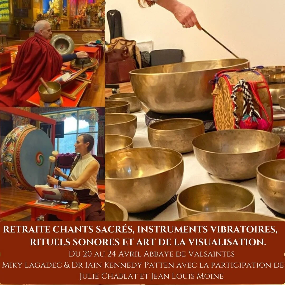 Retraite chants sacr&eacute;s, instruments vibratoires, rituels sonores et art de la visualisation. 20 au 24 Avril en Haute Provence. Infos www.reikiandsoundbath.com #sonoth&eacute;rapie #sonotherapie #gongbath #soinsonore #soundhealing #chant #chant