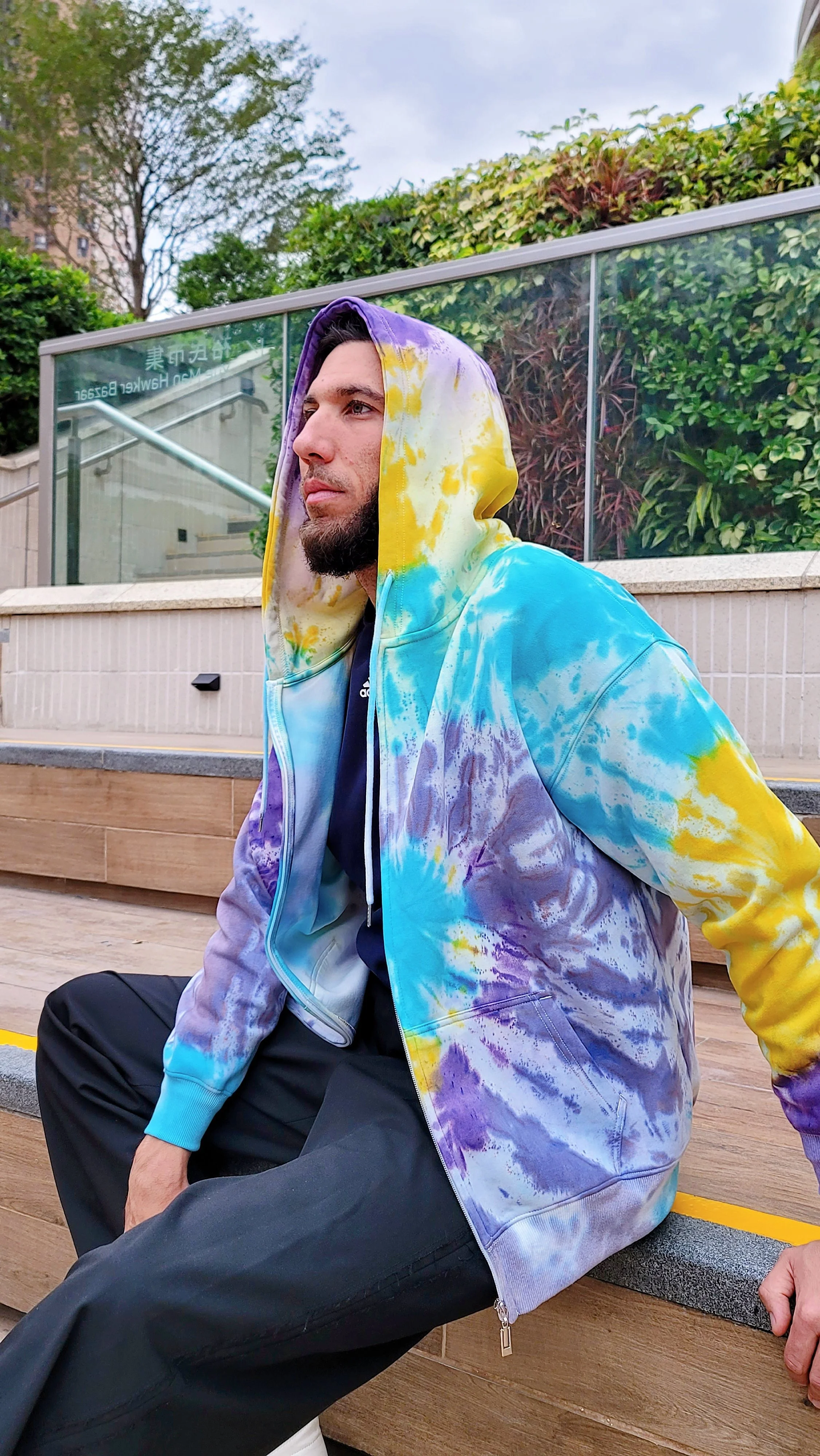 Cotton jacket · 紮染純棉外套