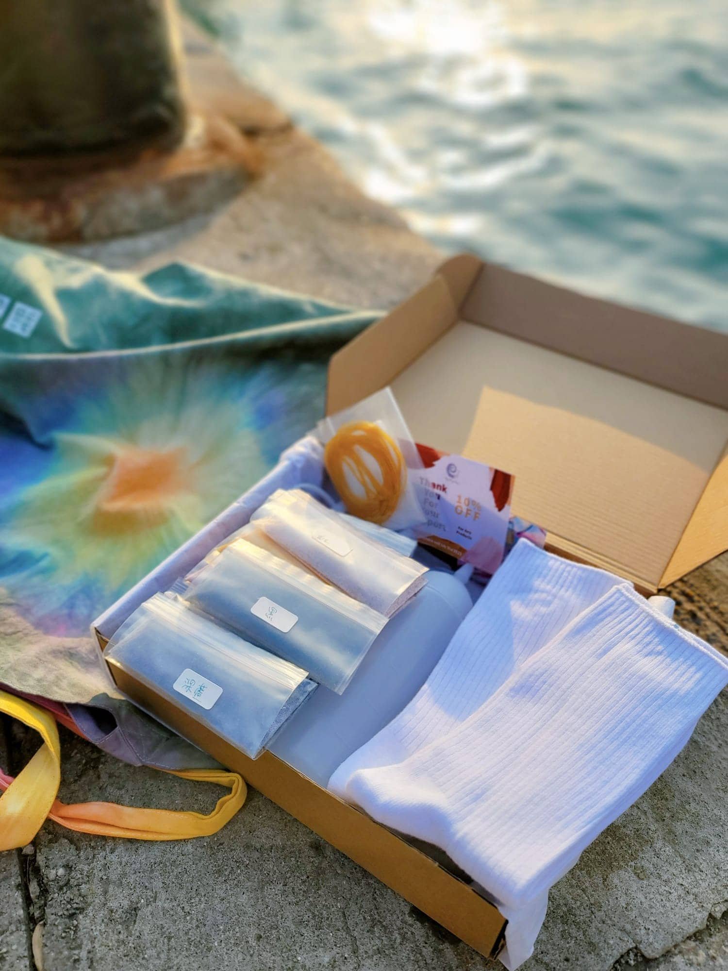 DIY tie-dye kit (socks) · 紮染DIY套裝