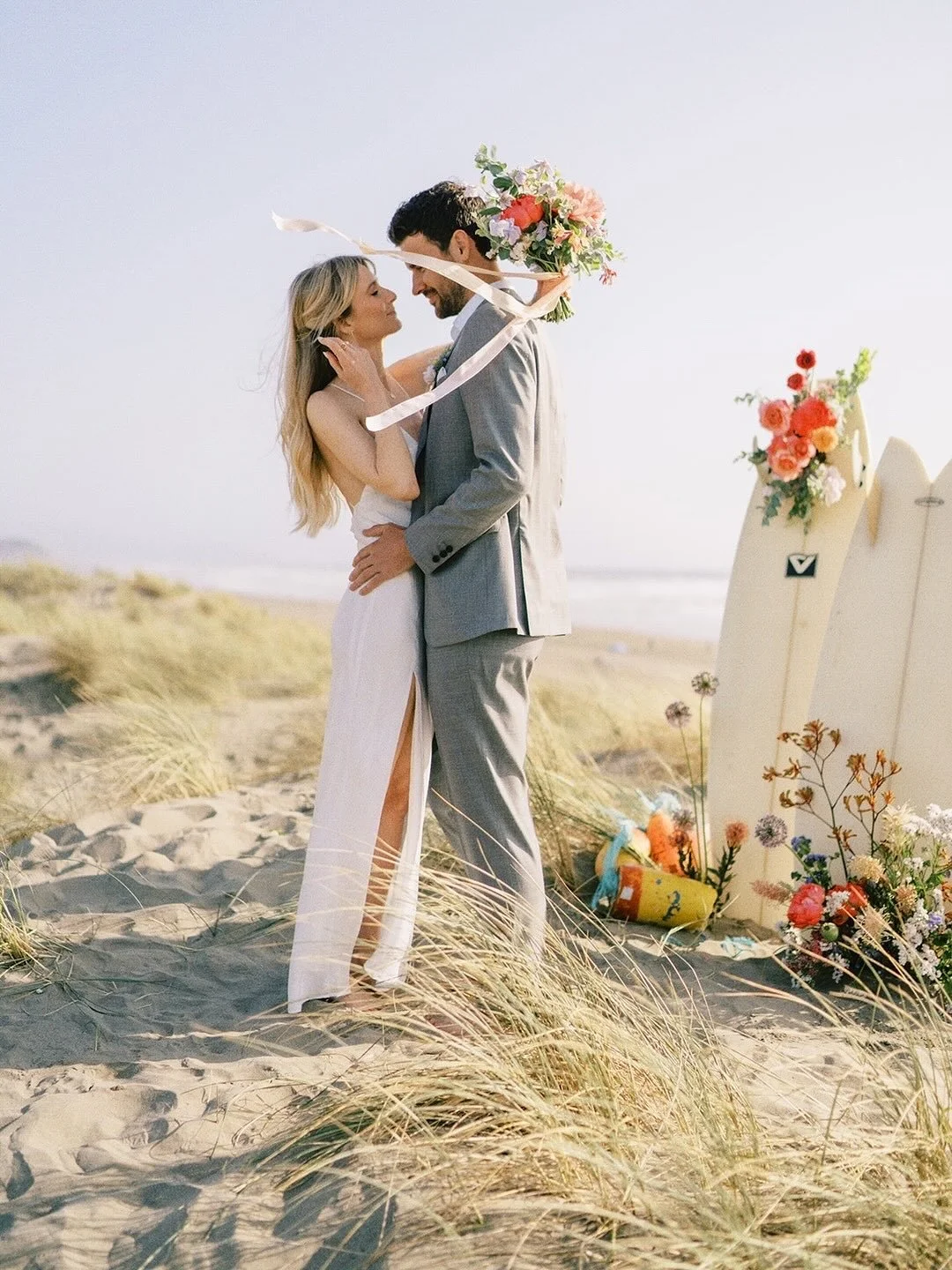 The best part about styled shoots? You get to keep everything you purchased and use it as art around your house. BUOYS FOREVER.
⠀⠀⠀⠀⠀⠀⠀⠀⠀
Planning &amp; design: @willaviaweddingco
Photography: @megan_moura
Florals: @roseandolive.design
couple: @haley