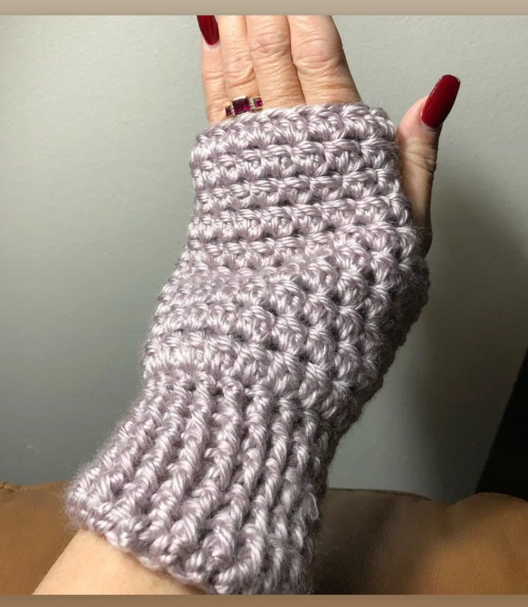 Item #50 - $12.00 - Short Fingerless Gloves