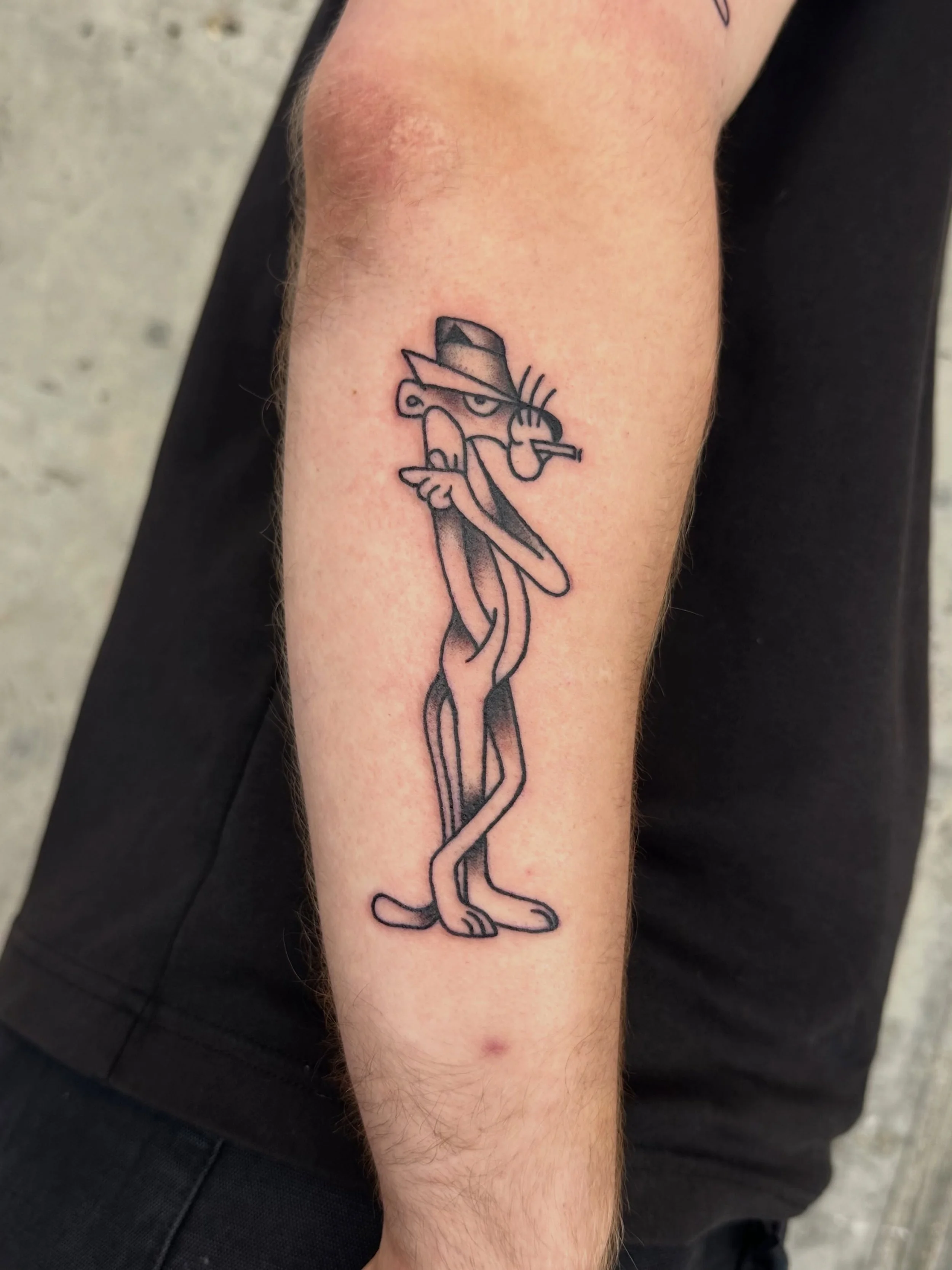 A classic Pink Panther for Connor 👀

I have a few slots for next month, availability on the 12th and 18th of July if you&rsquo;d like to jump on a booking.