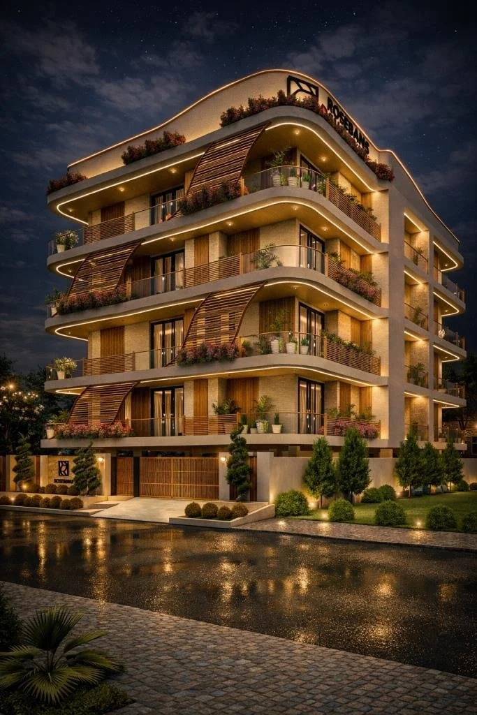 Rosebank Suites night view-2.jpg