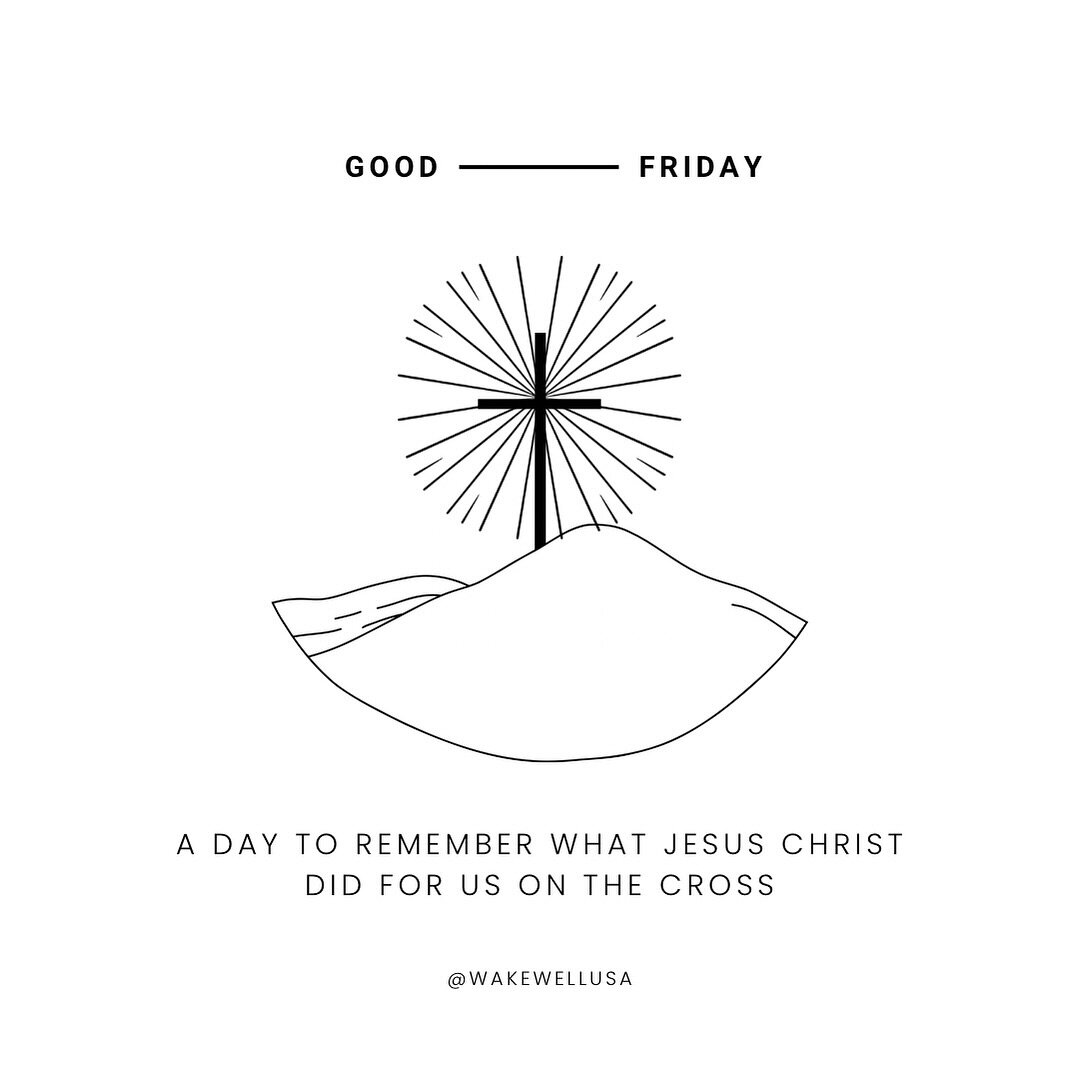 &rdquo;He personally carried our sins in his body on the cross so that we can be dead to sin and live for what is right. By his wounds you are healed.&ldquo;

‭‭1 Peter‬ ‭2‬:‭24‬ ‭NLT‬‬

#goodfriday #jesus #wakewell