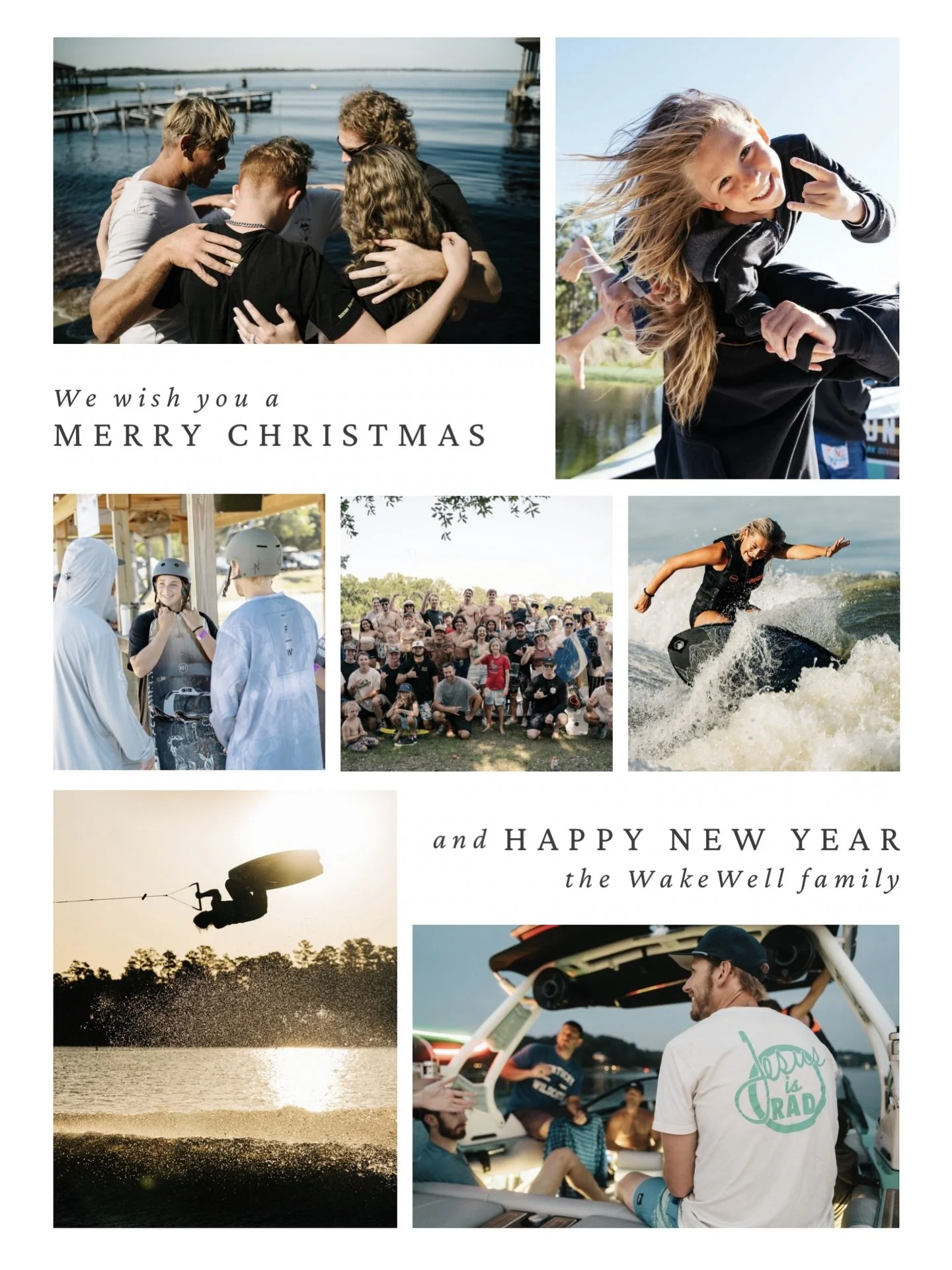 Rejoicing in the gift of our Savior this Christmas! 🌟 May the love of Jesus bring hope, peace, and joy to every heart. Merry Christmas 🎄 and a happy New Year from all of us at WakeWell! #wakeboarding #wakesurfing #wakewell #christmas