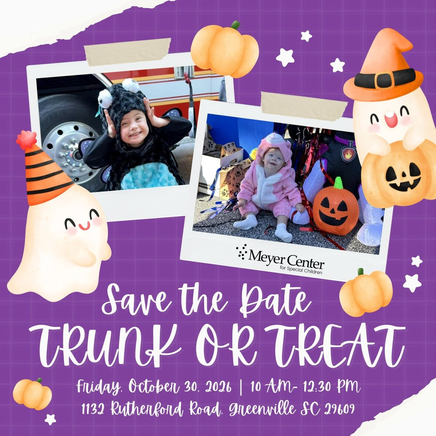 Save the Date!🎃👻 

Join us for a spooktacular time at our 2026 Trunk or Treat!

🗓️ Friday, October 30, 2026
🕙 10 AM &ndash; 12:30 PM
📍 1132 Rutherford Rd, Greenville, SC

If you&rsquo;d like to participate by hosting a trunk, please contact abon