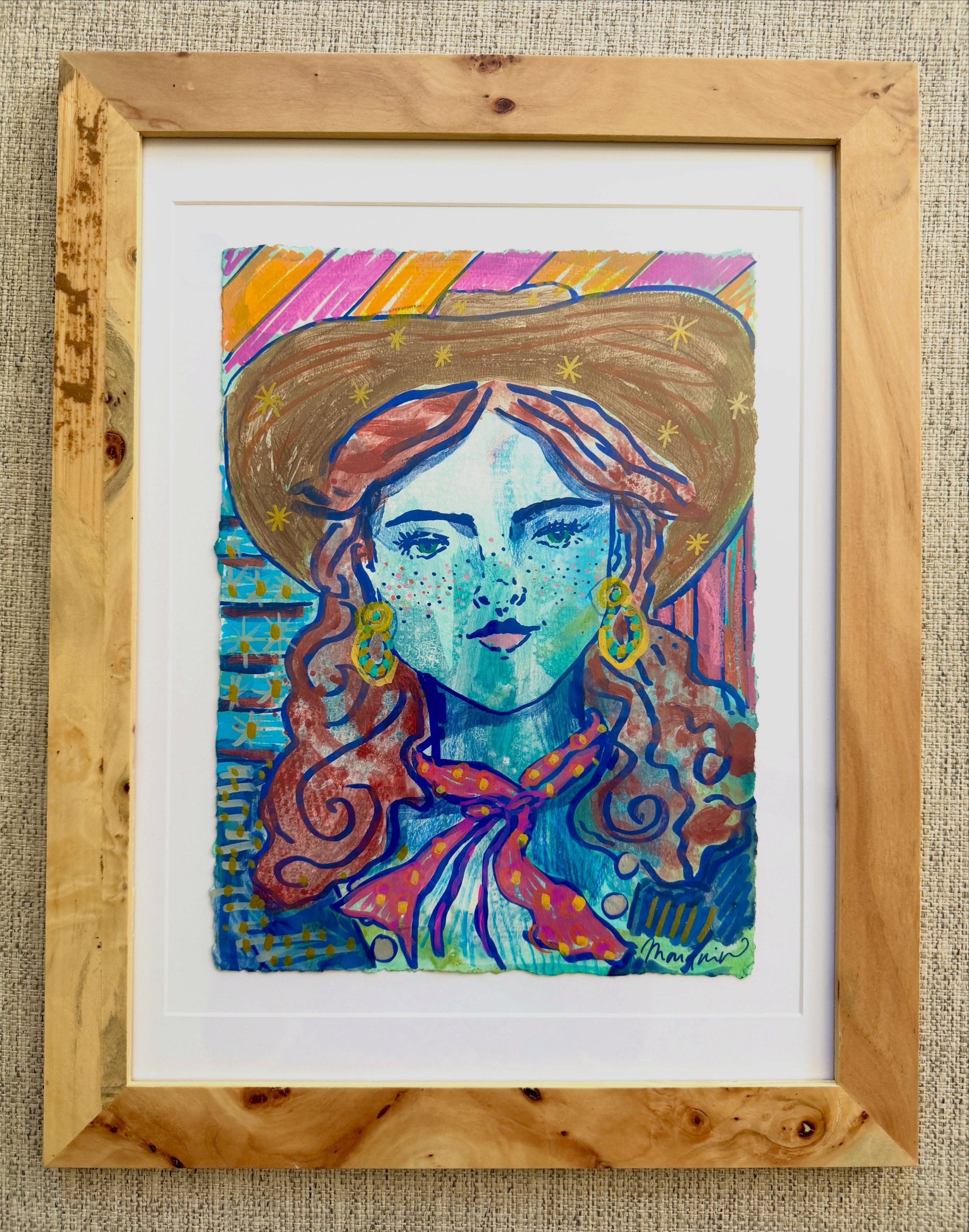 Six pieces. One very special collection 🤎🎨🤠

We&rsquo;re excited to feature six original mixed-media cowboy &amp; cowgirl paintings by @marquincampbell at The Polo Ranch &mdash; and they&rsquo;re available for purchase NOW!

Each piece is 17.5&rdq