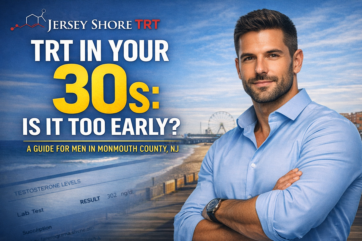 TRT in Your 30s: Is It Too Early? A Guide for Men in Monmouth and Ocean County, NJ