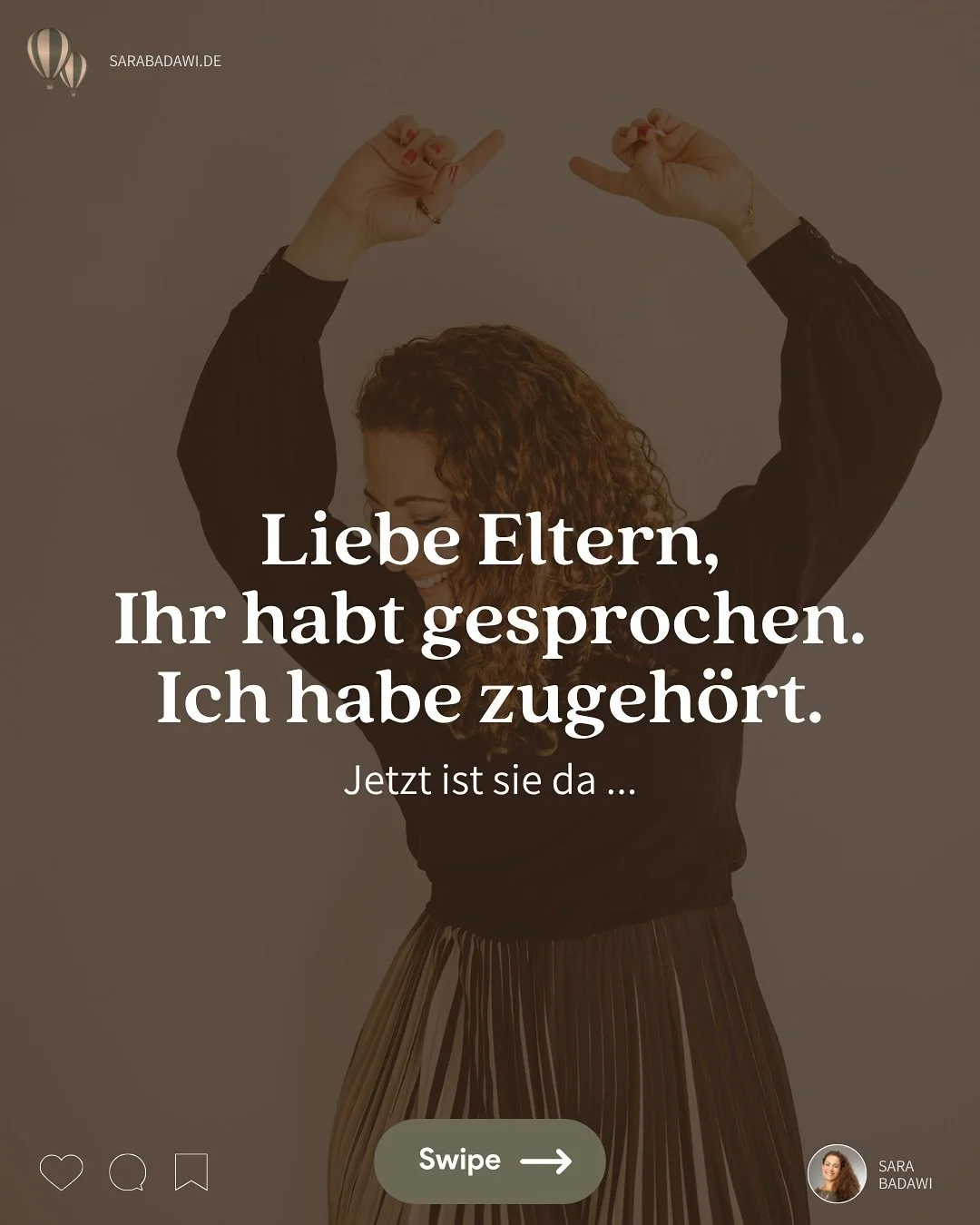 Liebe Eltern, ihr habt gesprochen &ndash; ich habe zugeh&ouml;rt.
Und genau deshalb ist sie jetzt da:
Eine medizinisch fundierte, alltagstaugliche Elternbegleitung, die euch wirklich st&auml;rkt, nicht &uuml;berfordert.

💭 Du willst endlich raus aus