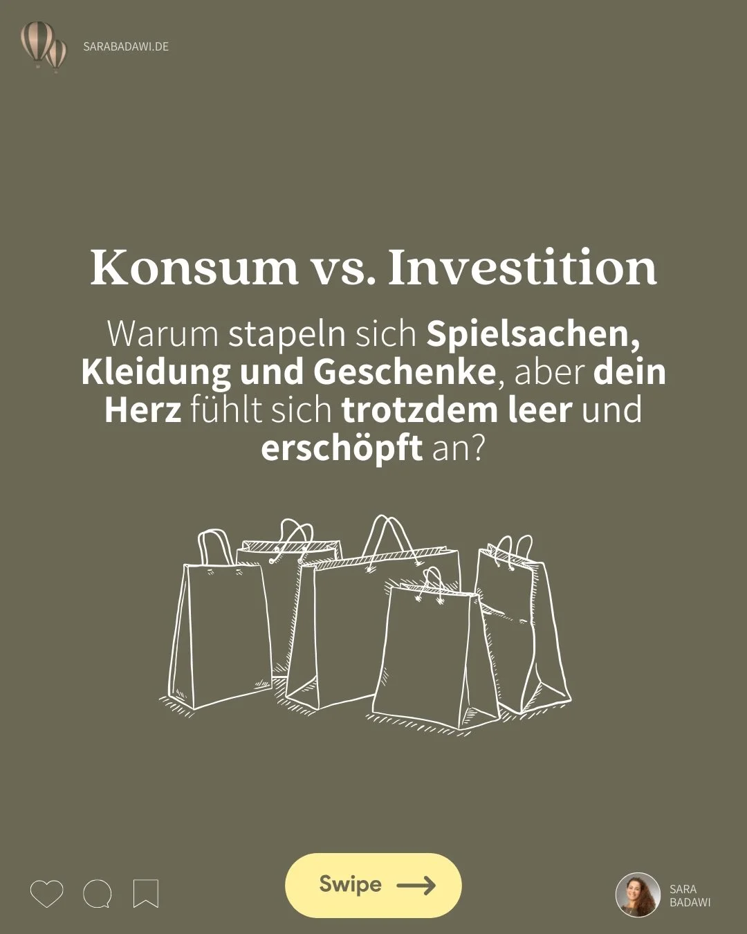 Wir geben so viel Geld aus, ohne dar&uuml;ber nachzudenken.
Aber hast du dir schonmal bewusst gemacht, was der Unterschied zwischen Konsum und einer Investition ist? 

Vielleicht ist jetzt gerade, in der Weihnachtszeit, der richtige Zeitpunkt, um das