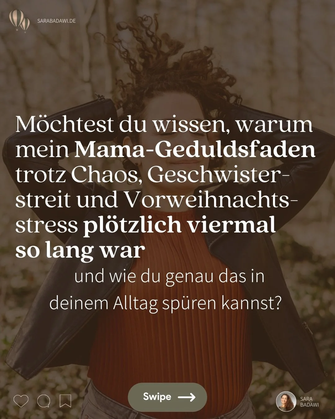 Du rei&szlig;t dich zusammen.
Z&auml;hlst bis zehn.
Atmest tief durch.
Und trotzdem: Irgendwann ist Schluss. Der Geduldsfaden rei&szlig;t. Mal leise, mal laut.

Was w&auml;re, wenn du nicht noch besser funktionieren m&uuml;sstest, sondern endlich auf