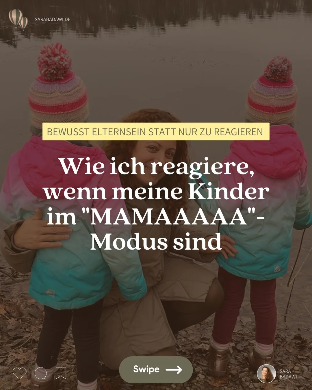 Papa ist im Raum &ndash; aber Mamaaaa! klingt es durch die Wohnung?
Willkommen im Mama-Modus. 💥

Viele Mamas kennen das:
Kaum bist du da, bricht das Chaos los.

Nicht, weil du was falsch machst &ndash;
sondern weil du oft die emotionale Hauptansprec