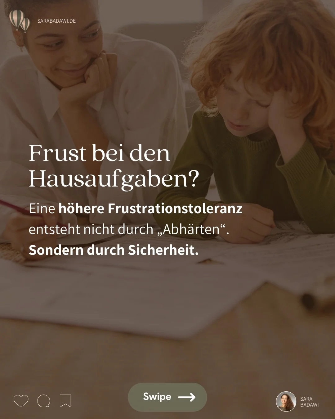 Hausaufgaben bringen selten nur Lernstoff mit nach Hause.
Oft kommt dein Kind mit einem leeren Akku, einem vollen Kopf und null Toleranz f&uuml;r Frust nach Hause. 

Wenn dein Kind bei den Aufgaben explodiert, hei&szlig;t das nicht, dass es unmotivie