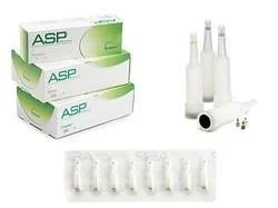 Boxes of ASP cleaning wipes and a set of white bottles with spray nozzles