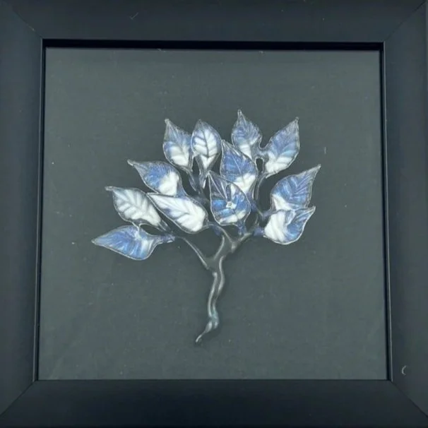 "Feminine Touch" - 6"H x 6"W x 1.2"D borosilicate glass, 2024, Tacoma Museum of Glass