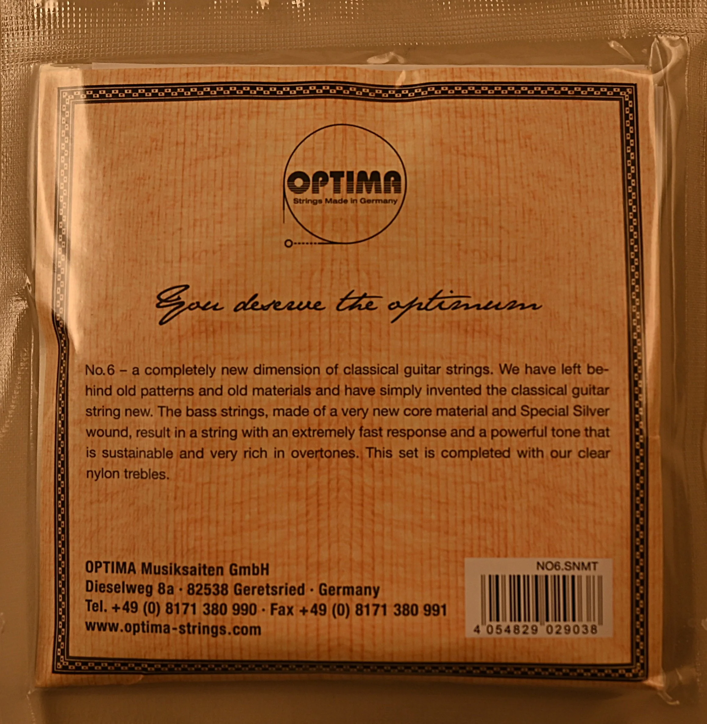 No. 6 Classical Guitar Special Silver Nylon Medium, Optima Special Silver, Nylon, Carbon, Silver, Gold, Guitar Strings, acoustic strings, strings, instrument strings, optima gold high