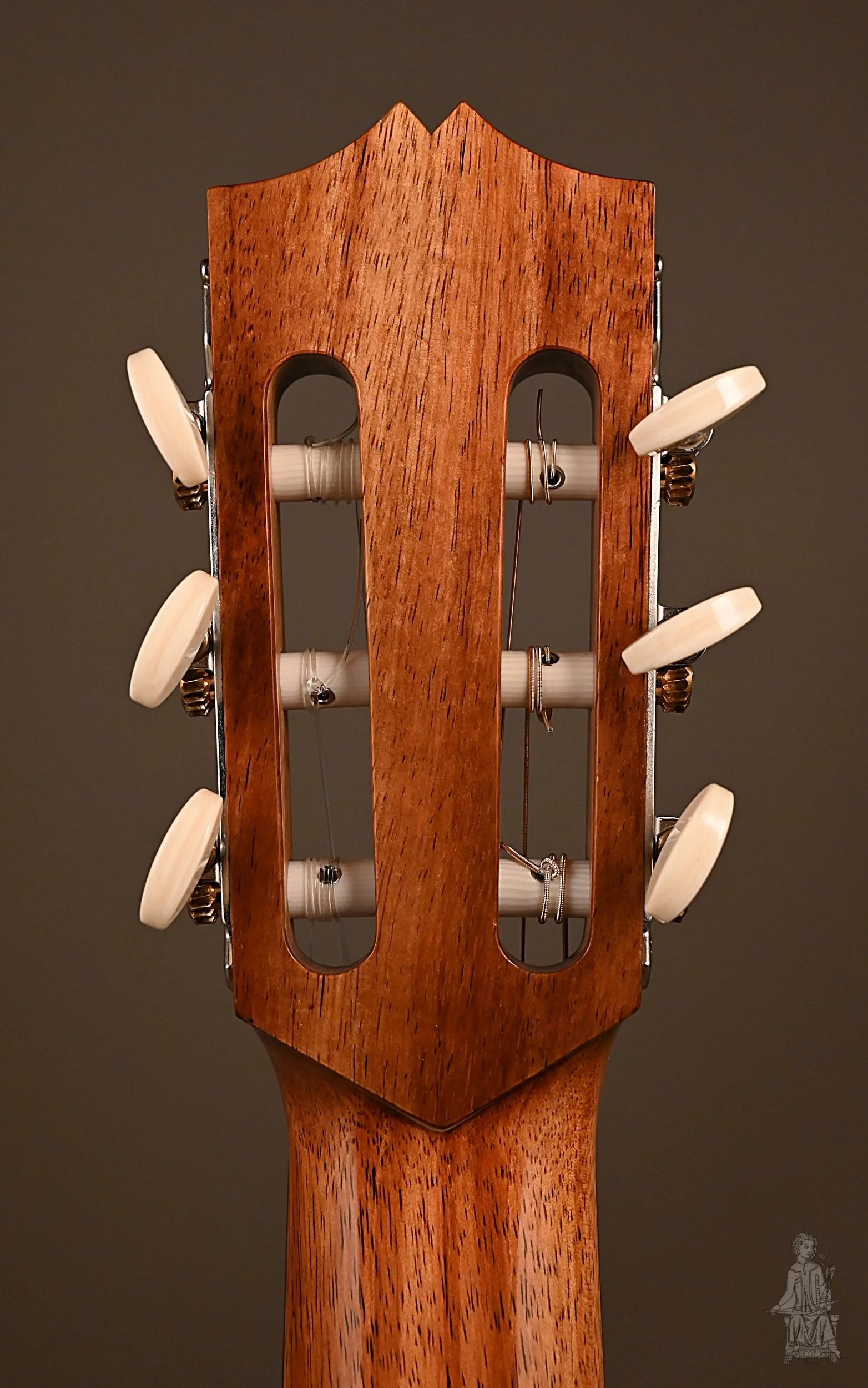 2026 madsen torres model classical guitar back view of head