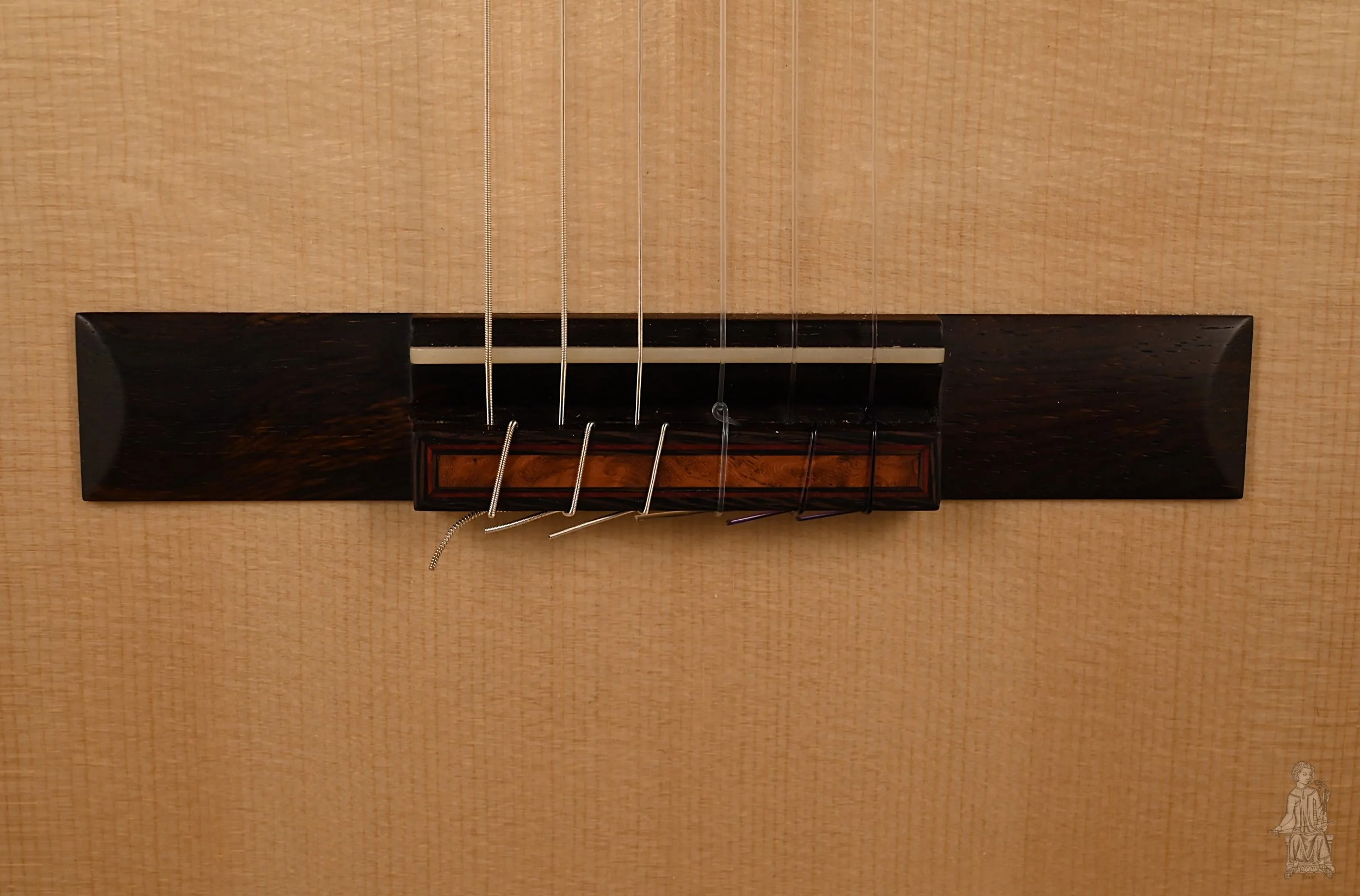 2026 madsen torres model classical guitar close up of bridge