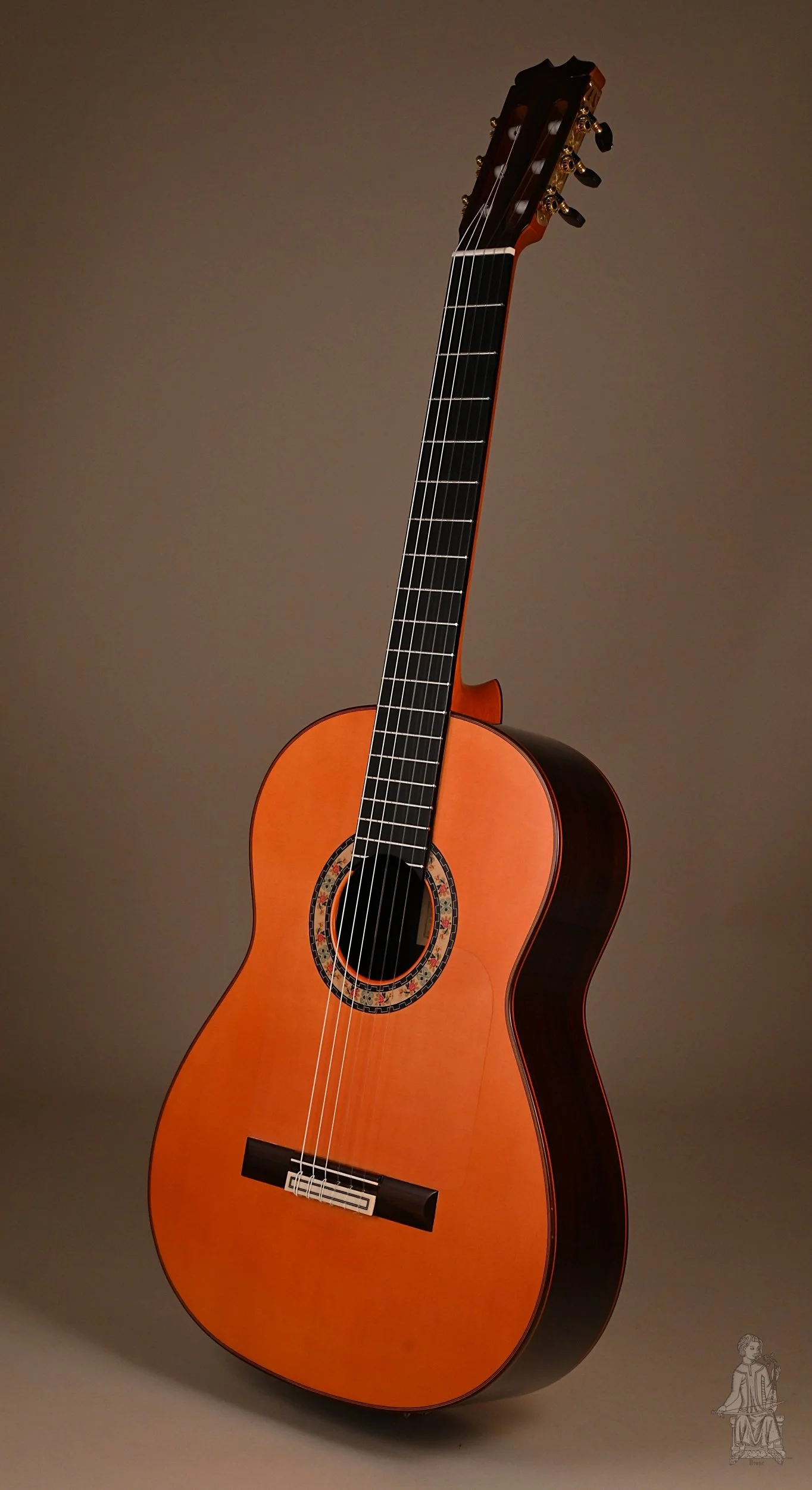 2002 hermanos conde classical guitar front side view