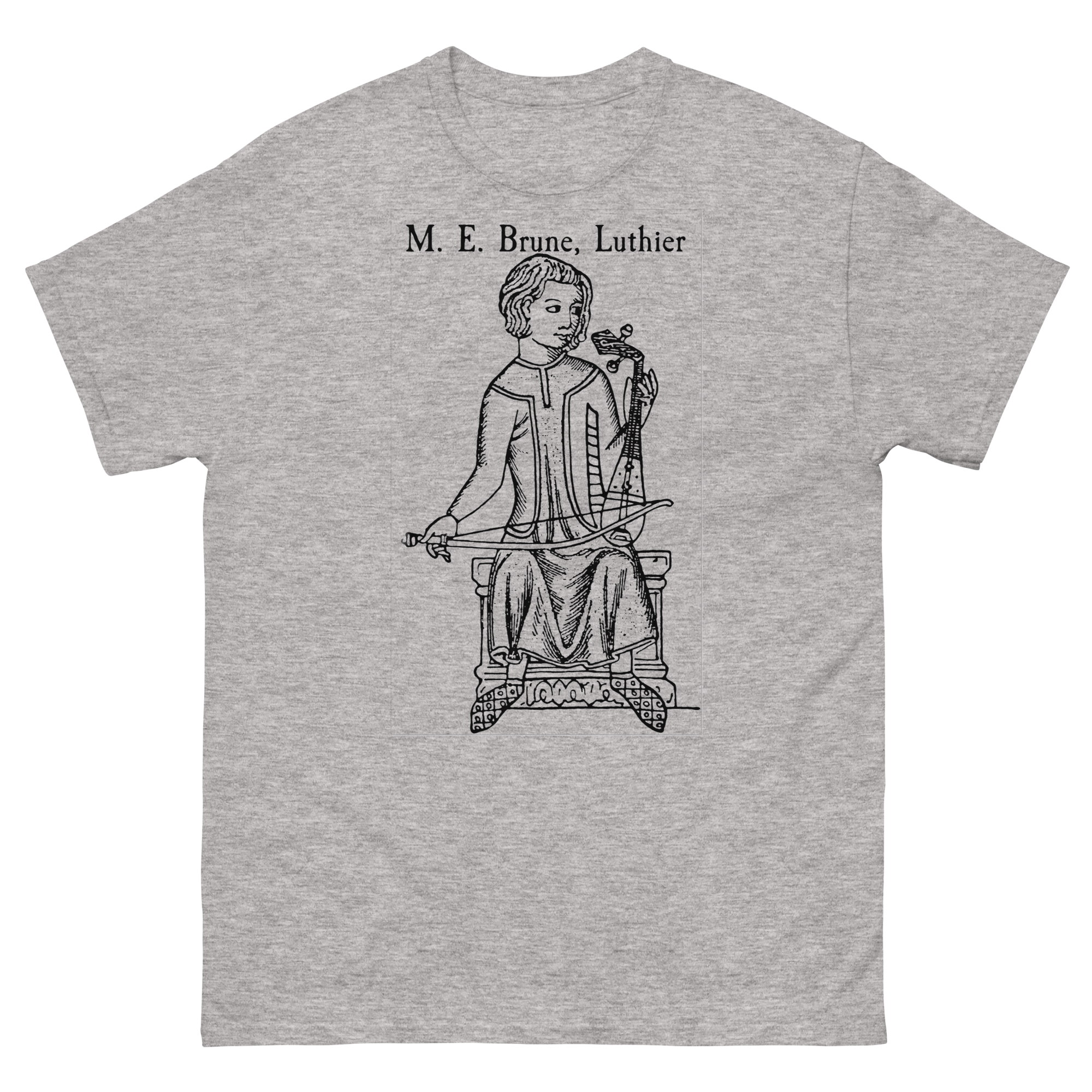 M. E. Brune, Tee