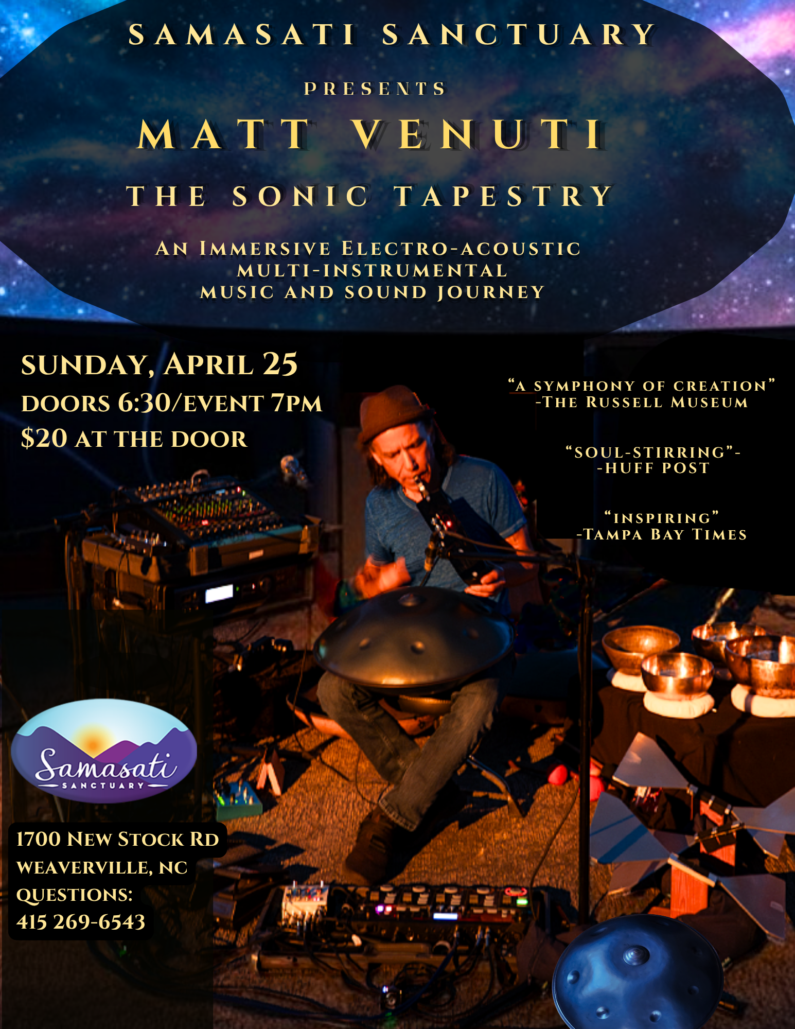 MATT VENUTI - THE SONIC TAPESTRY - LIVE!