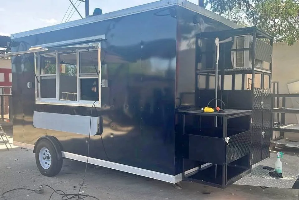 2025 8'x14' Black Trailer