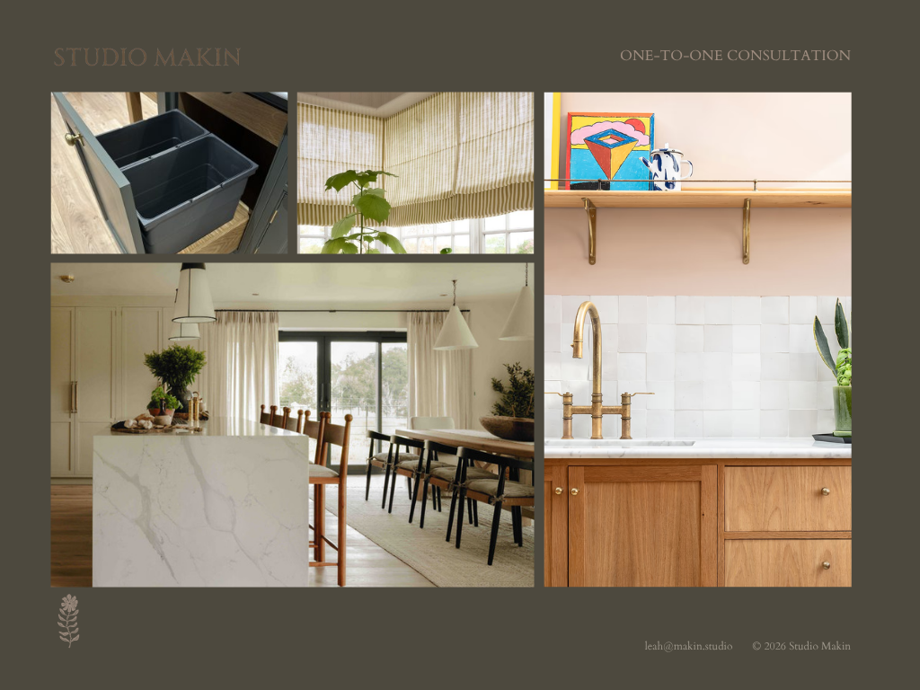 1:2:1 Interior Design Consultation: Unblocking Your Home — Studio Makin