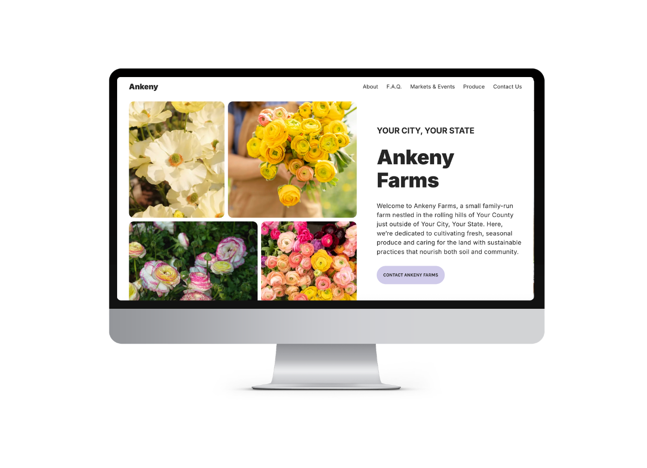 Ankeny Template Mock-Up