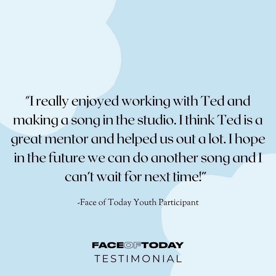 Face of Today's Centre is also home to The Vault Studio, a social enterprise professional recording studio.  All proceeds from rentals go towards funding Face of Today programming, and youth in our programming have free access to recording studio pro