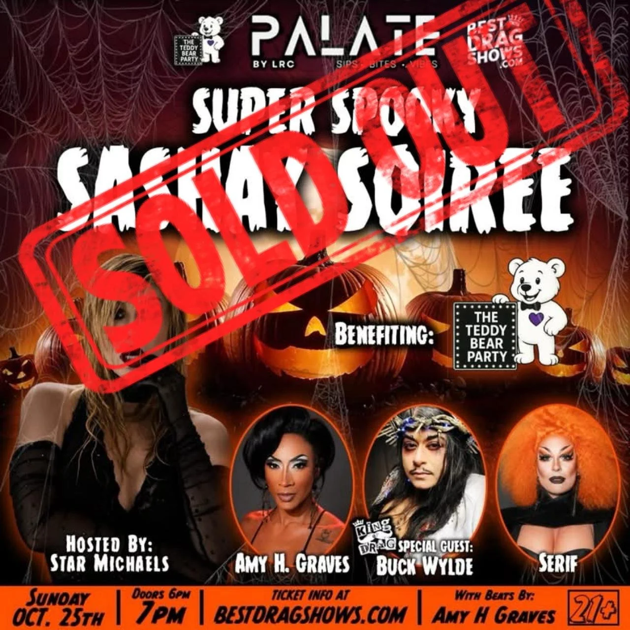 Sashay Soirée : Super Spooky Sashay Soirée | 10.25.26 | 7pm (CLICK GRAPHIC TO BUY)