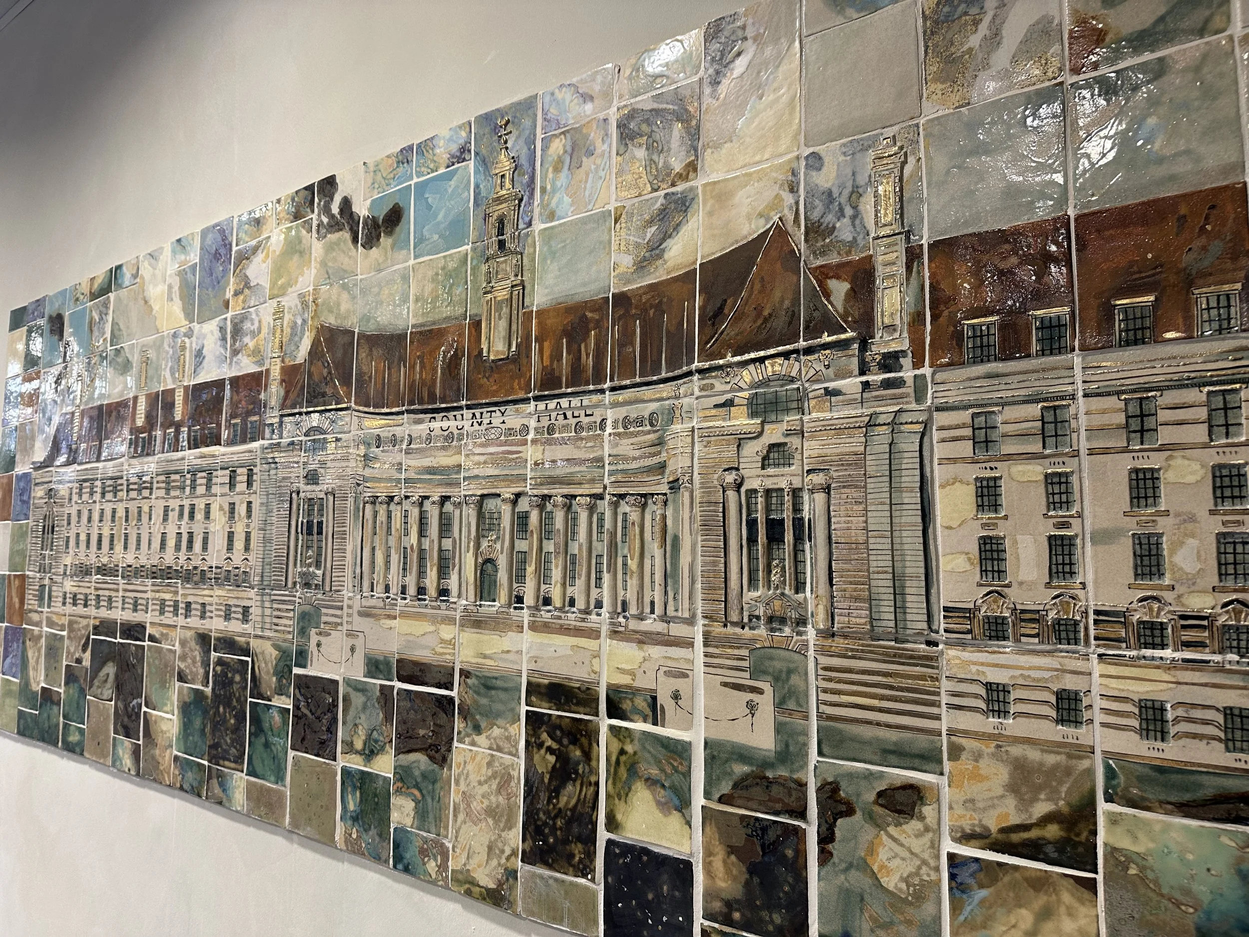Ceramic tiles for County Hall