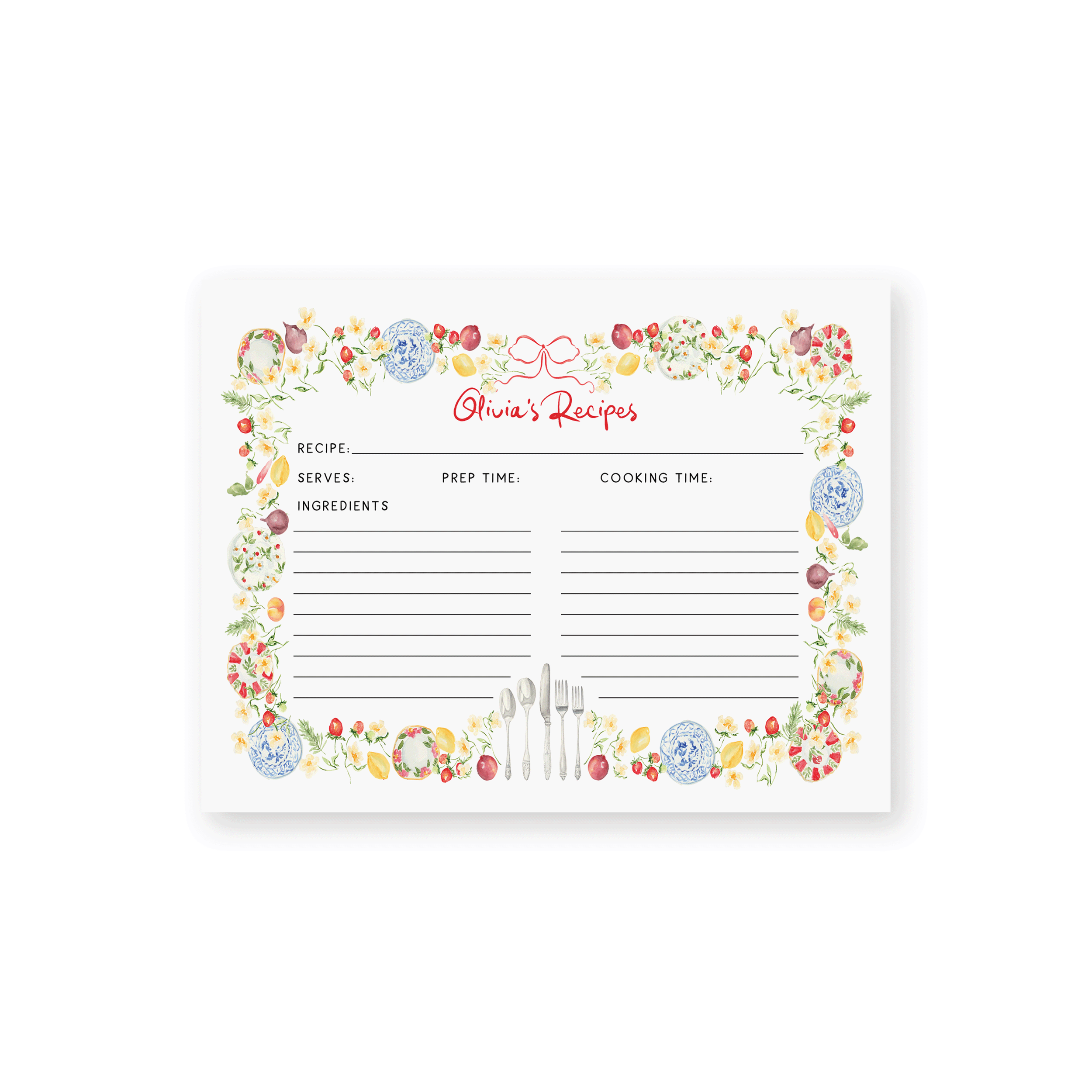 Market Daze Recipe Cards