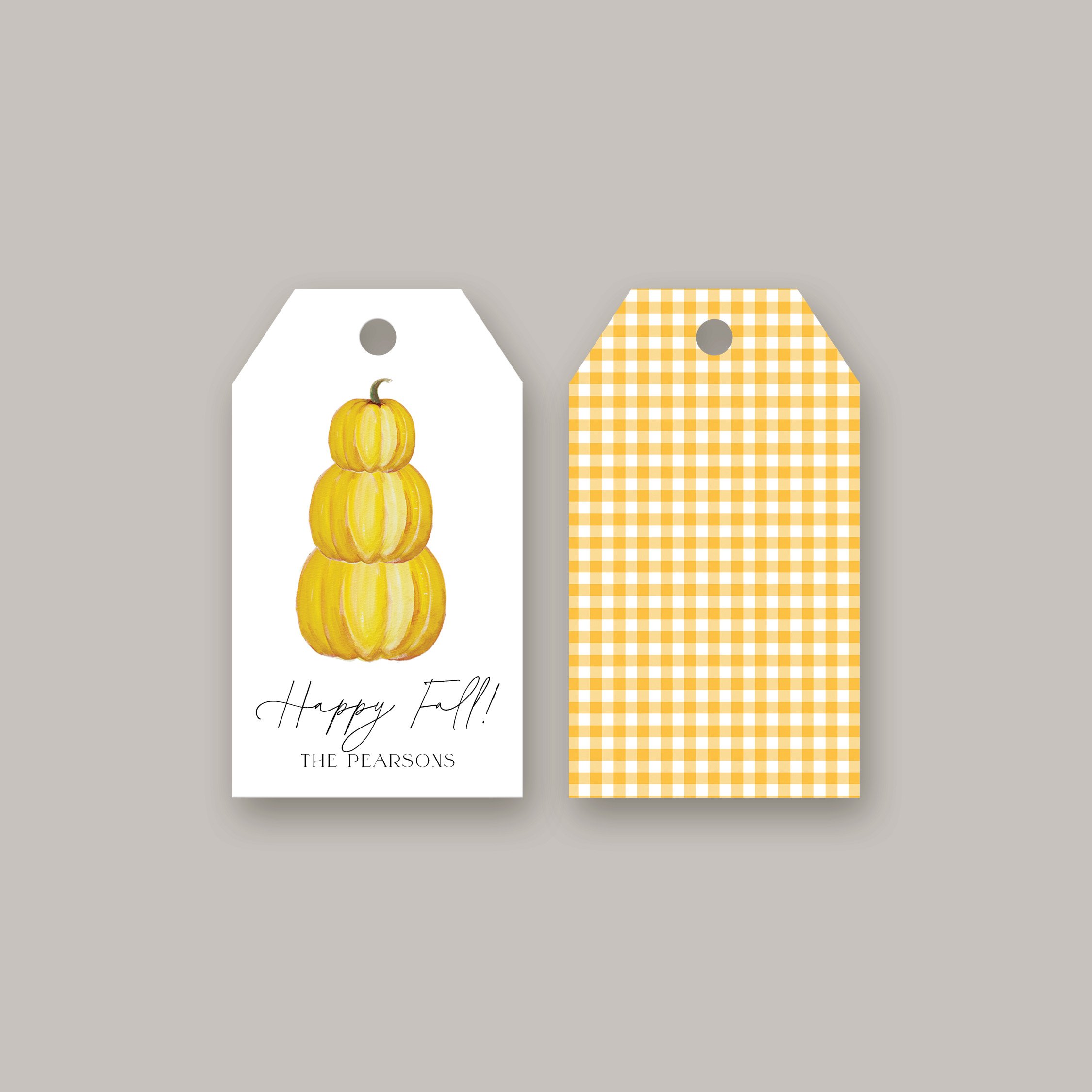 Pumpkin Stack Gift Tag