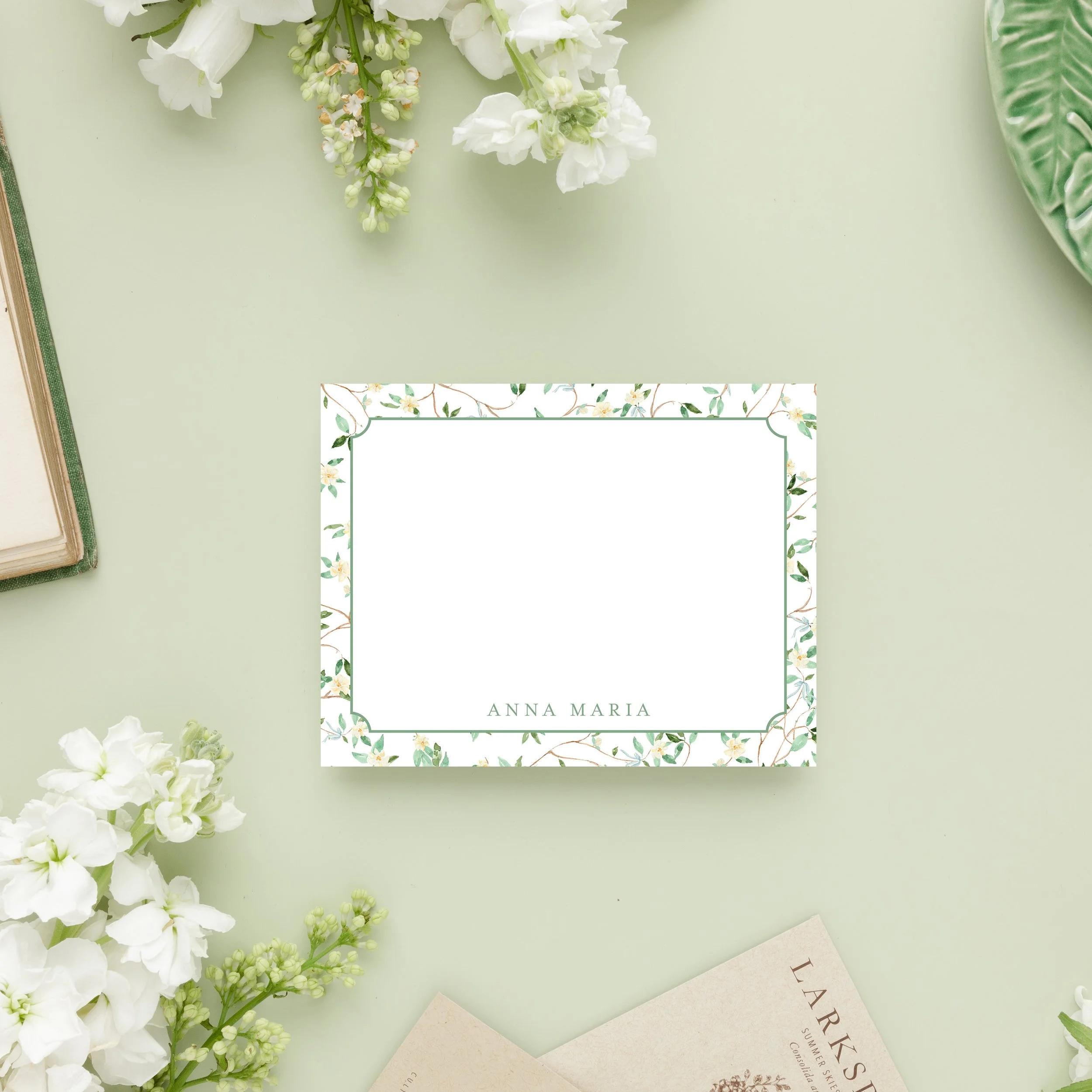 Magnolia Chinoiserie Notecard